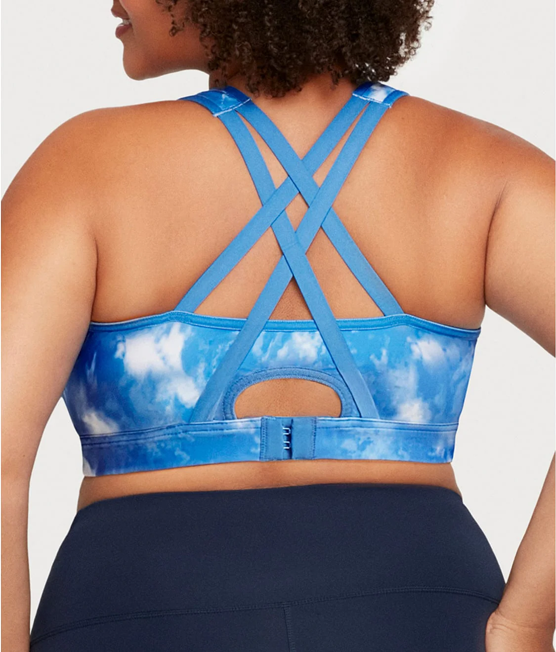 Zip-Up Front-Close Wire-Free Sports Bra - Image 12
