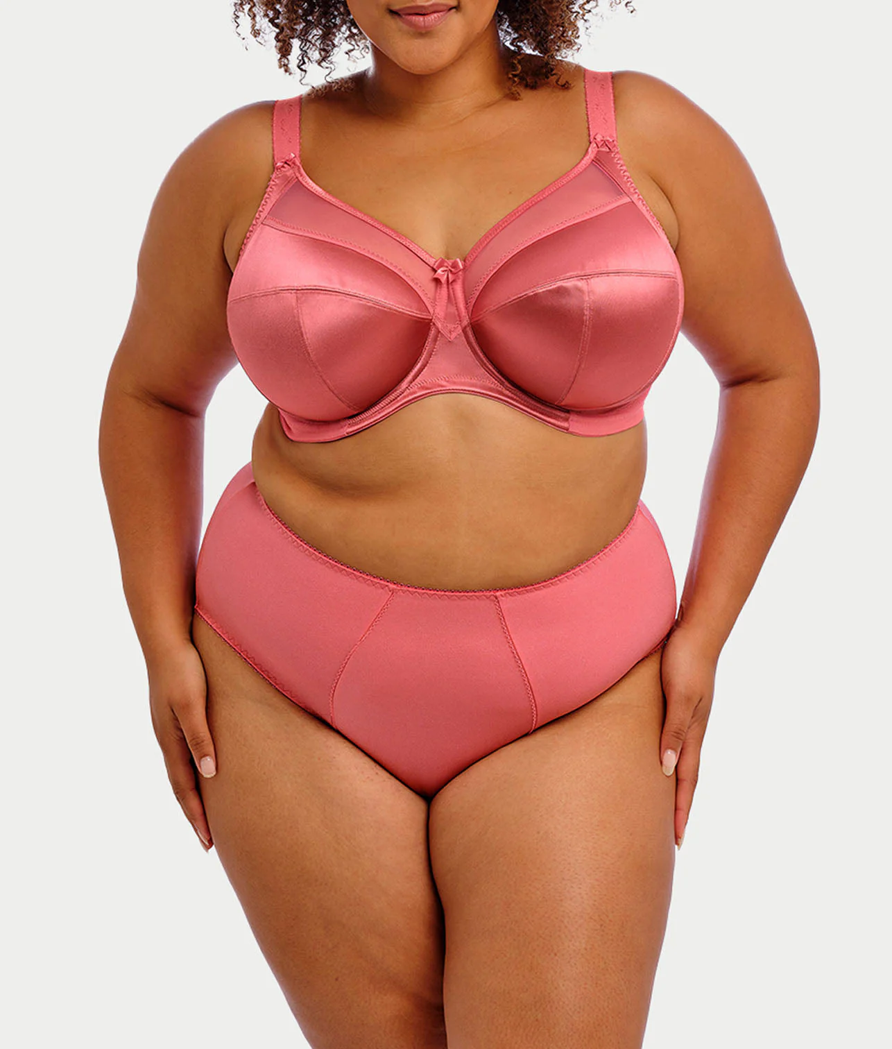 Keira Satin Side Support Bra - Image 50