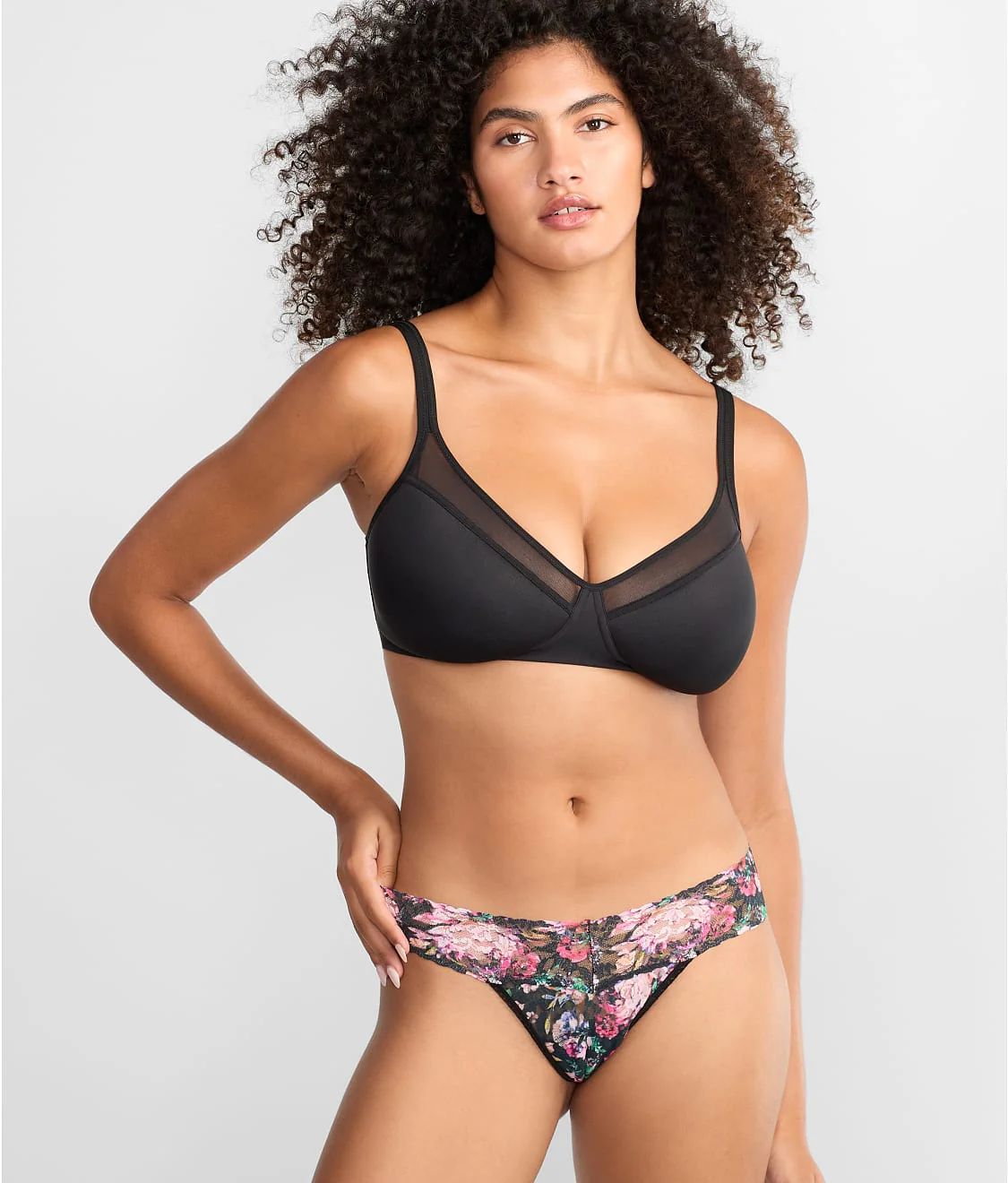 Signature Lace Low Rise Printed Thong - Image 21