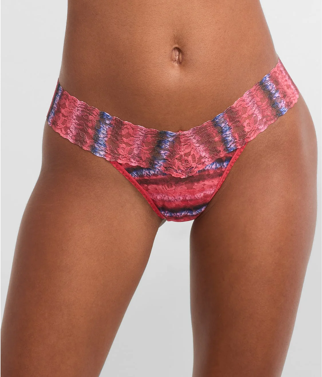 Signature Lace Low Rise Printed Thong - Image 34