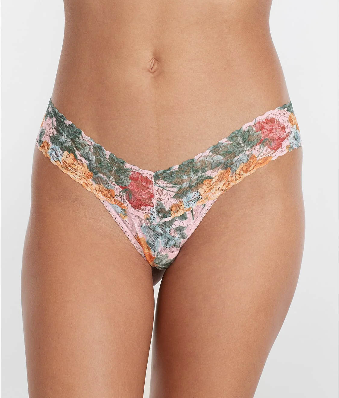 Signature Lace Low Rise Printed Thong - Image 53