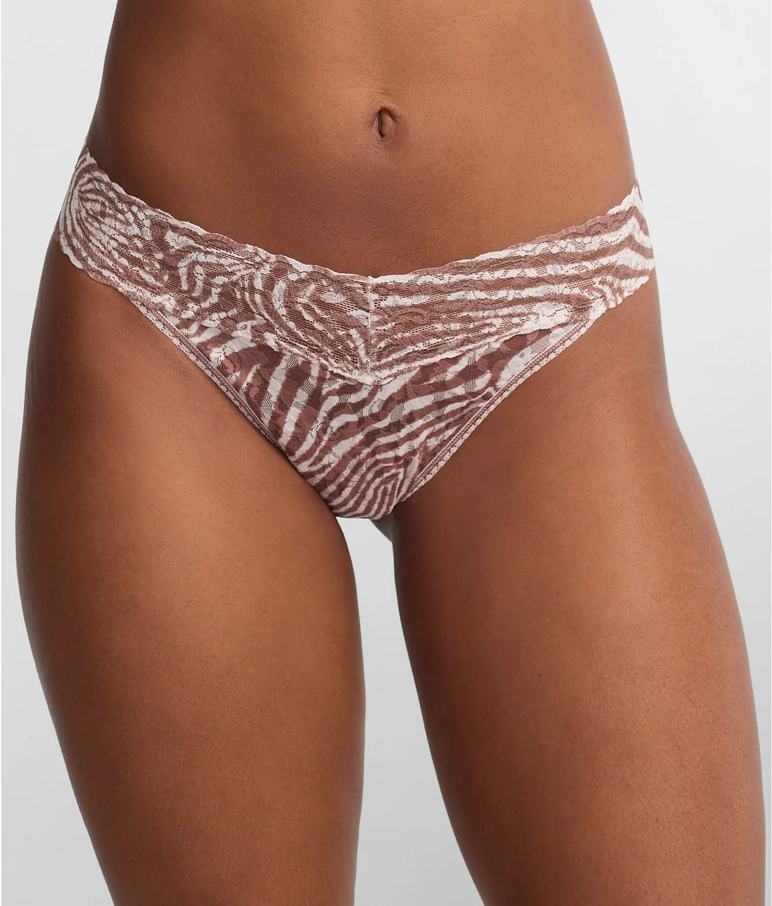 Signature Lace Original Rise Printed Thong - Image 62