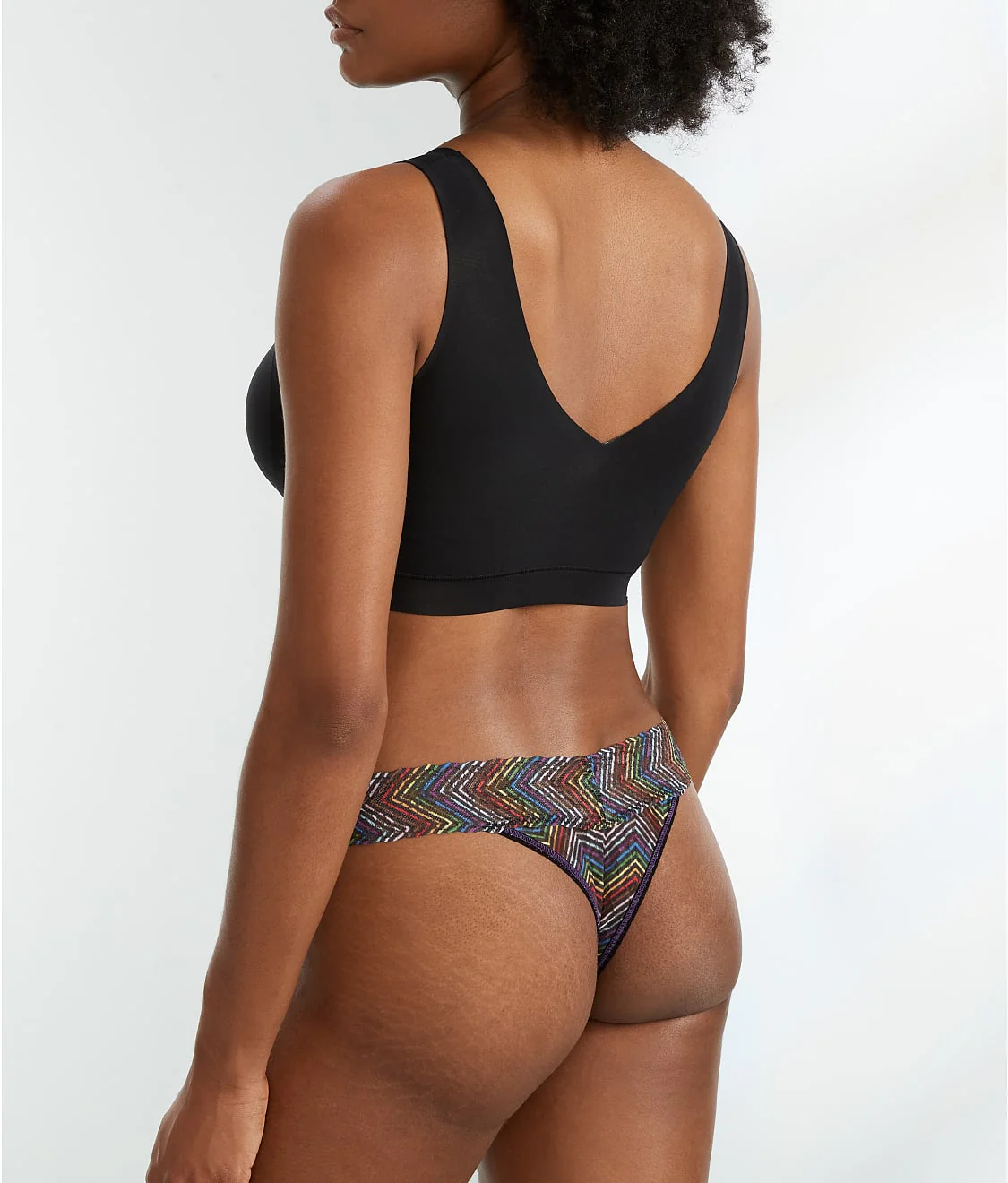 Signature Lace Original Rise Printed Thong - Image 94