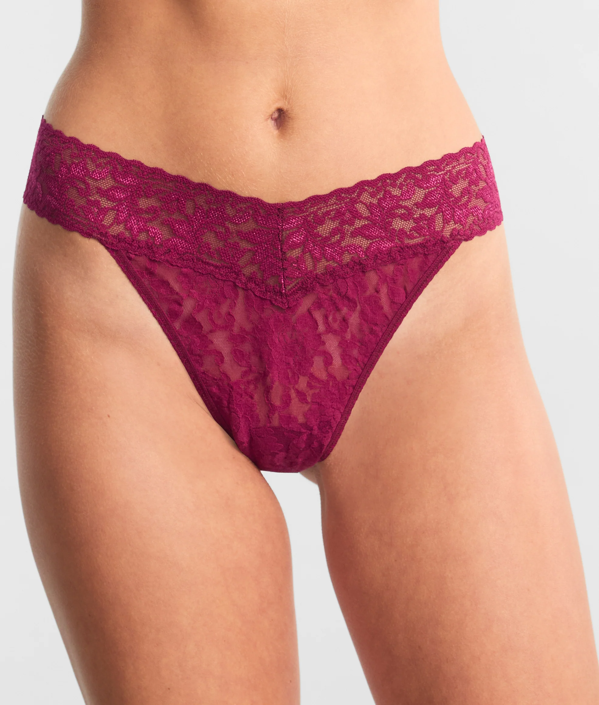 Signature Lace Original Rise Thong - Image 189