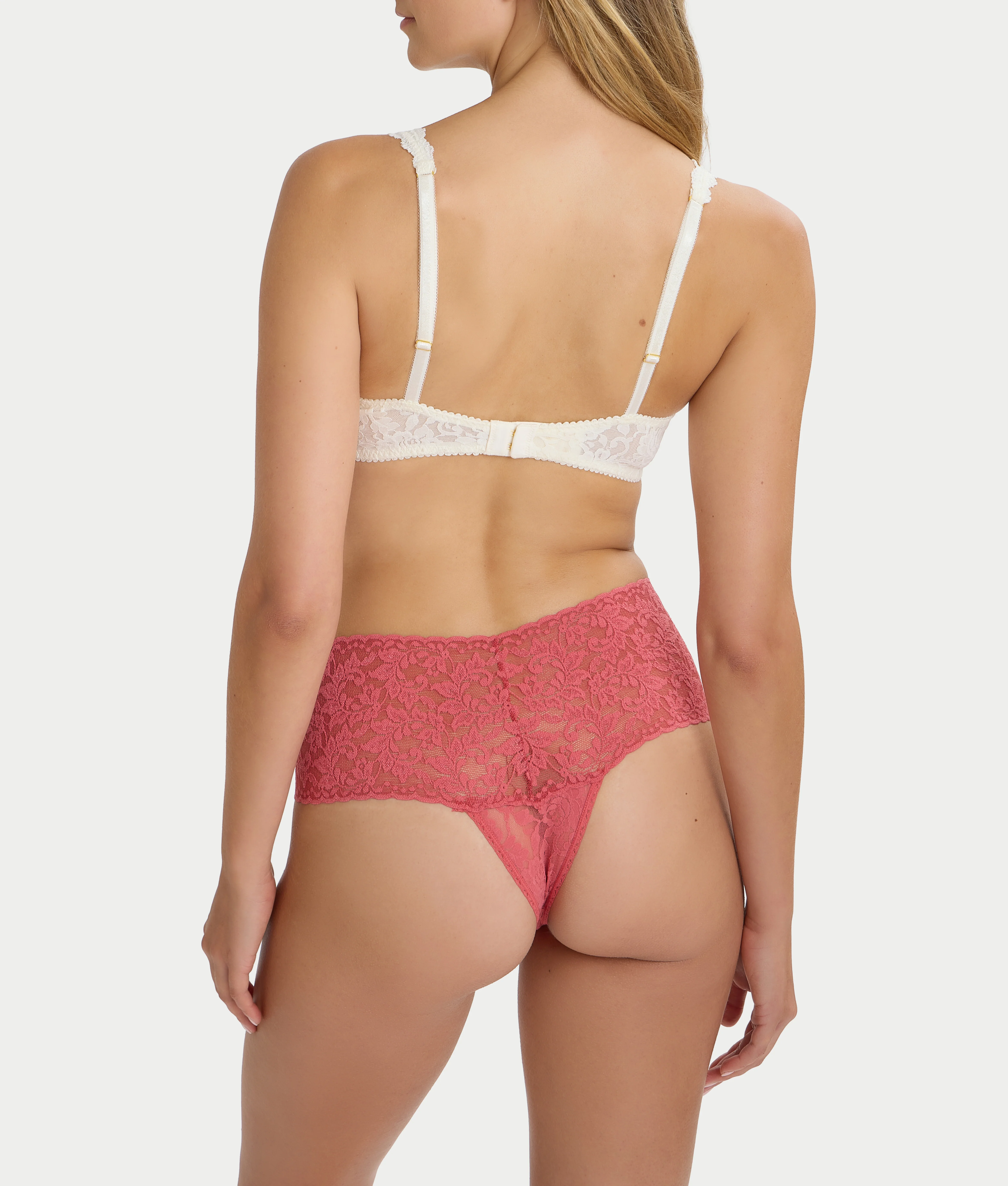 Signature Lace Retro Thong - Image 2