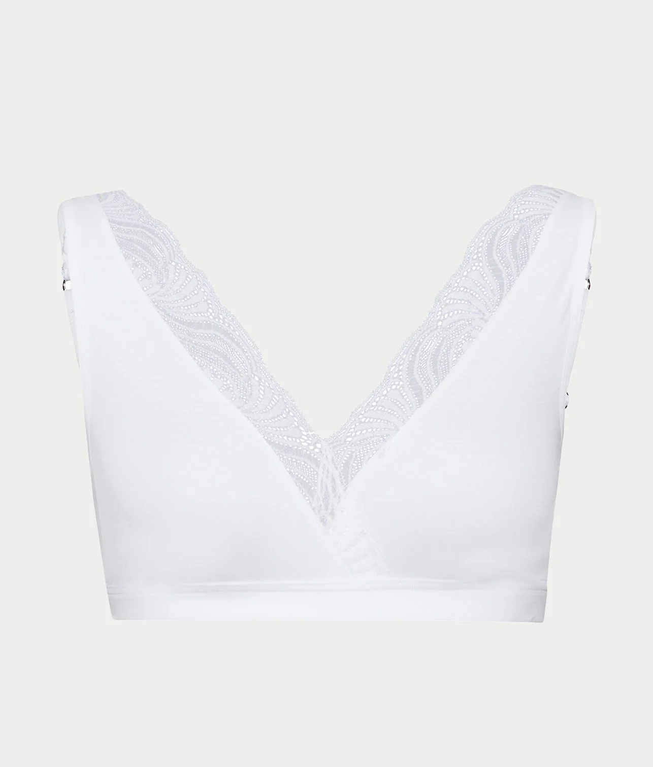 Cotton Delight Lace Trim Cotton Soft Cup Bra - Image 8