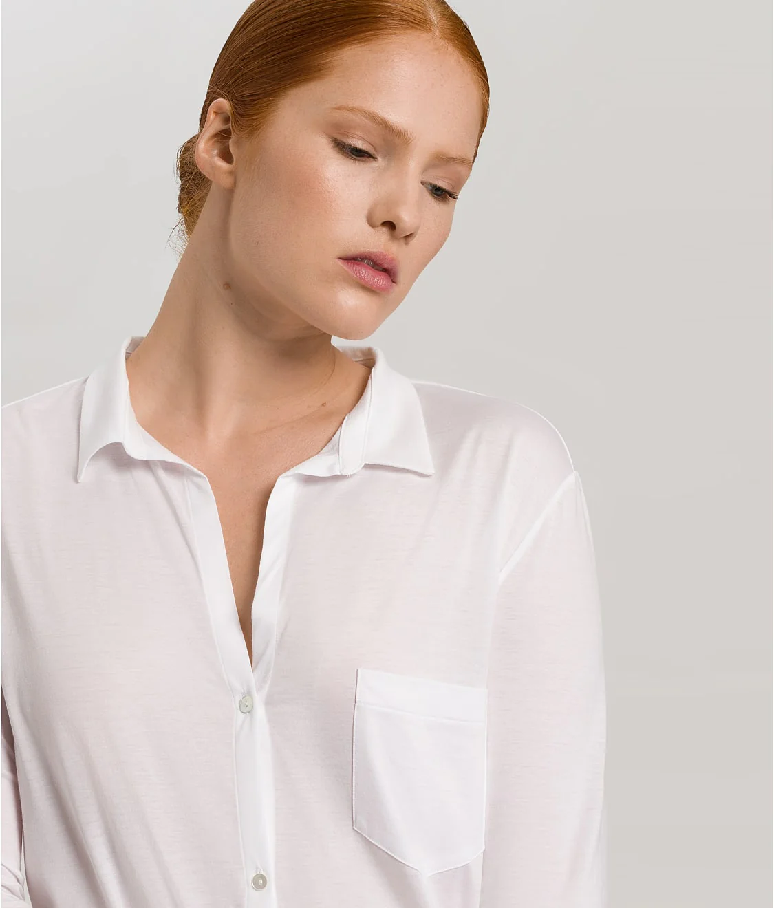 Cotton Deluxe Button-Front Sleep Shirt - Image 17