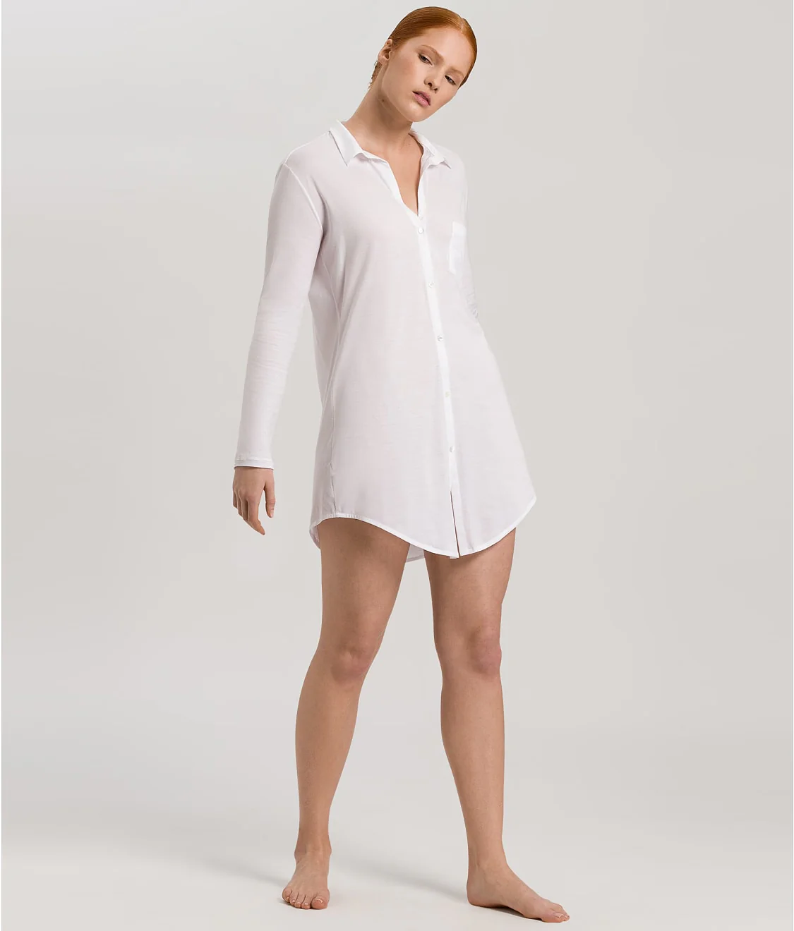 Cotton Deluxe Button-Front Sleep Shirt - Image 18