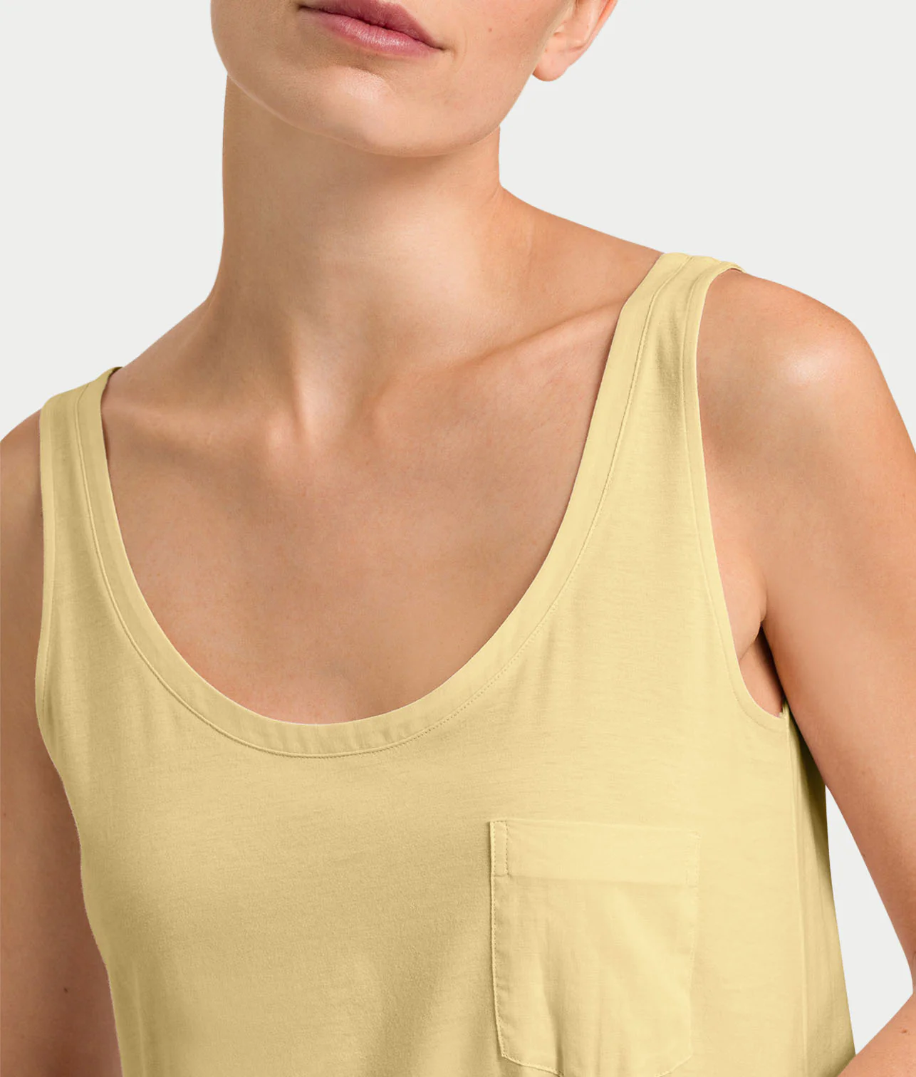 Cotton Deluxe Cotton Tank Nightgown - Image 3