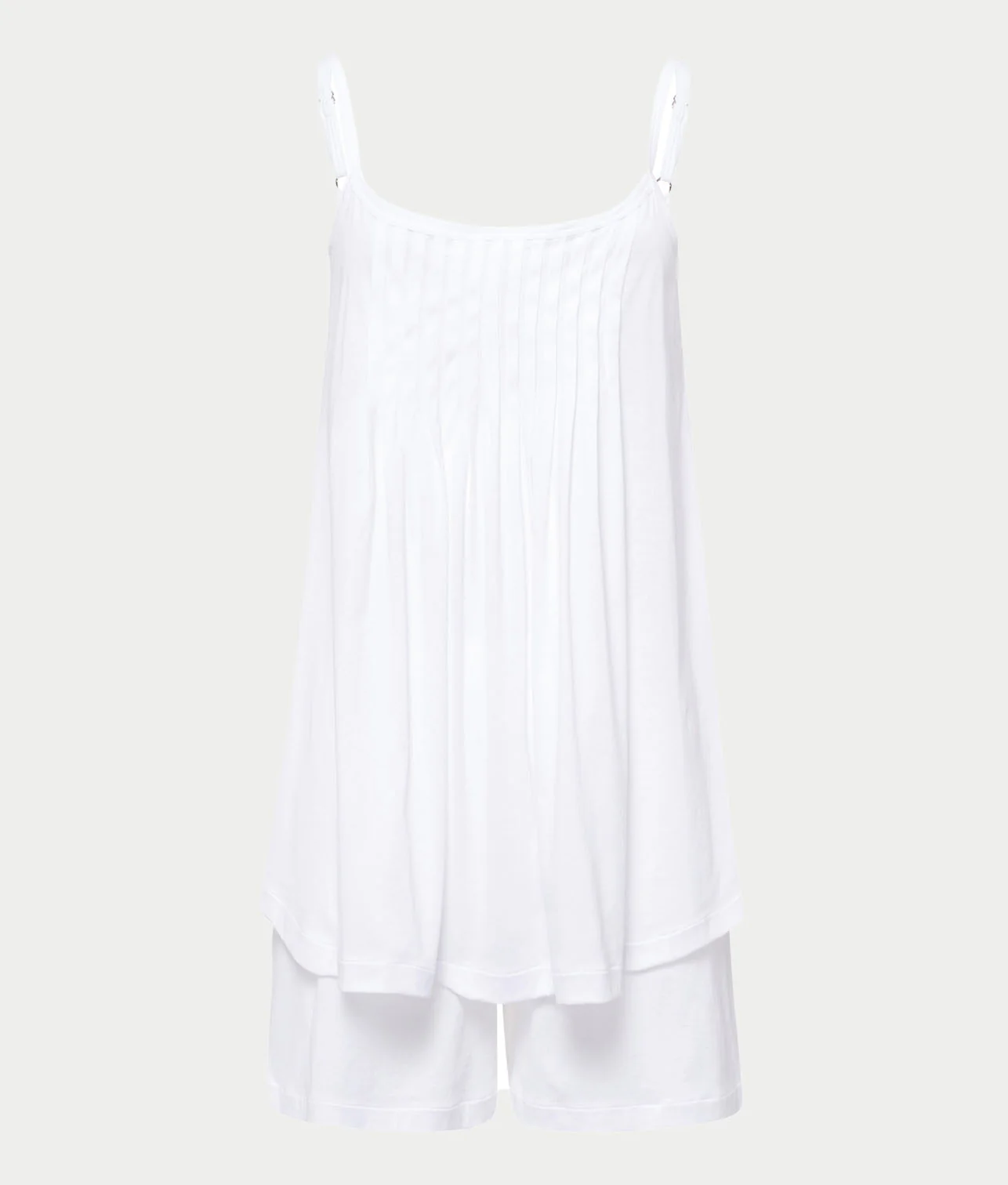 Juliet Pleated Cotton Pajama Set - Image 15