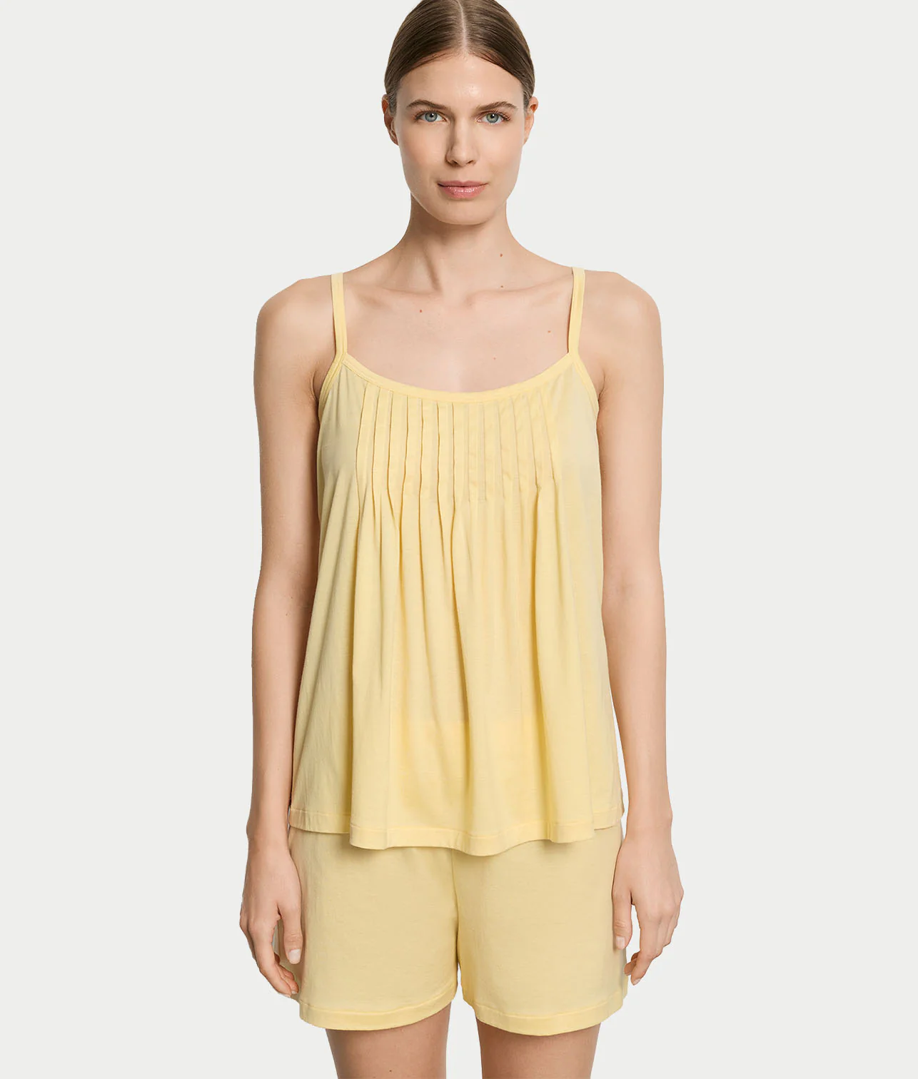 Juliet Pleated Cotton Pajama Set - Image 16