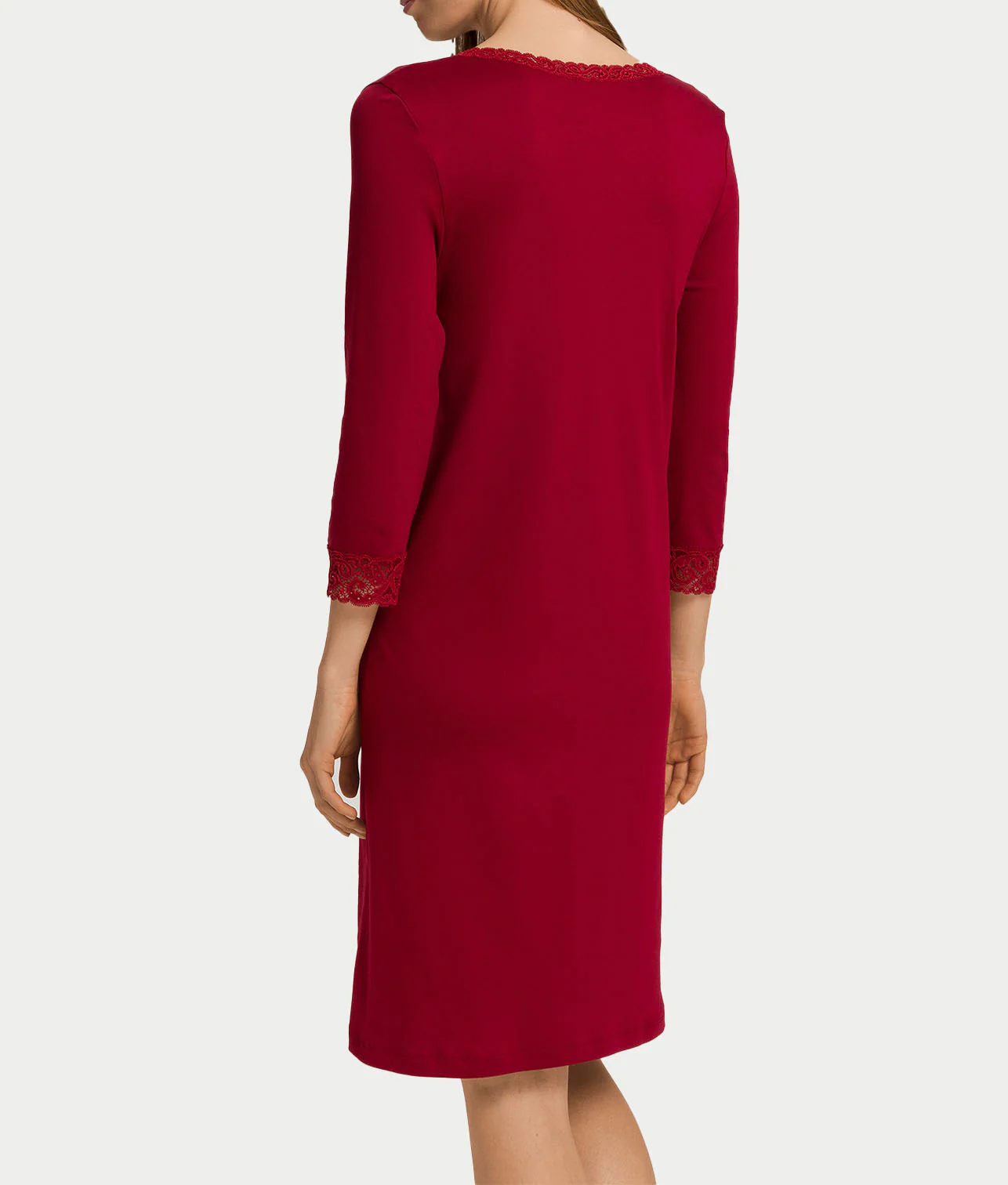 Moments Lace Trim Cotton Nightgown - Image 7