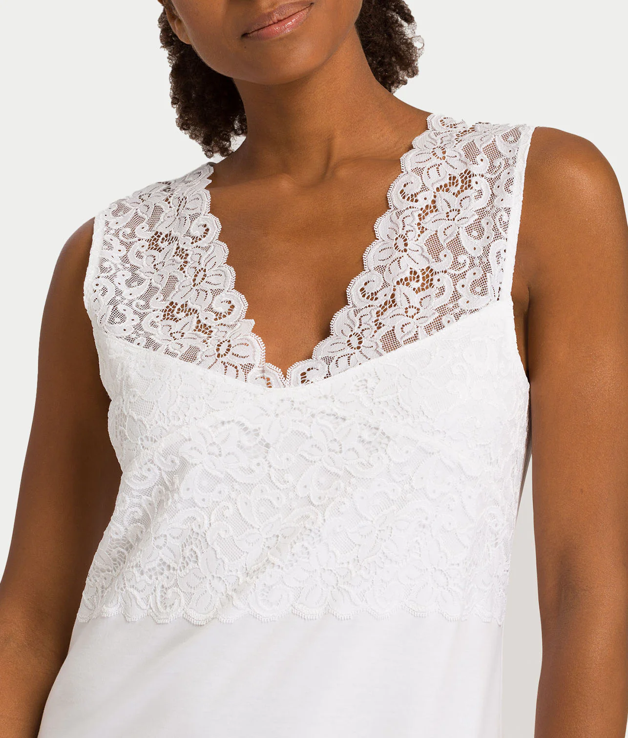 Moments V-Neck Cotton Tank Nightgown - Image 22