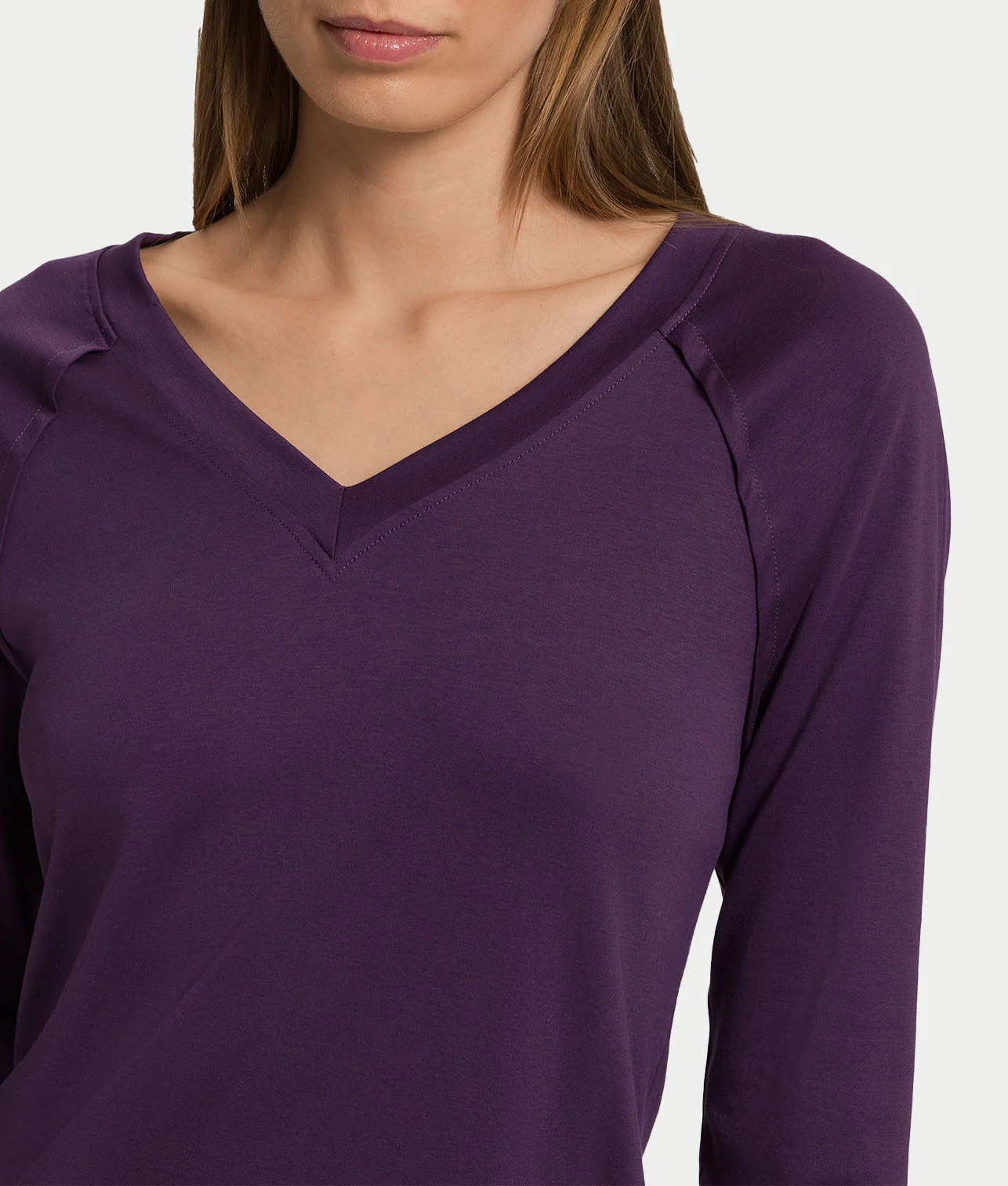 Pure Essence V-Neck Cotton Nightgown - Image 3