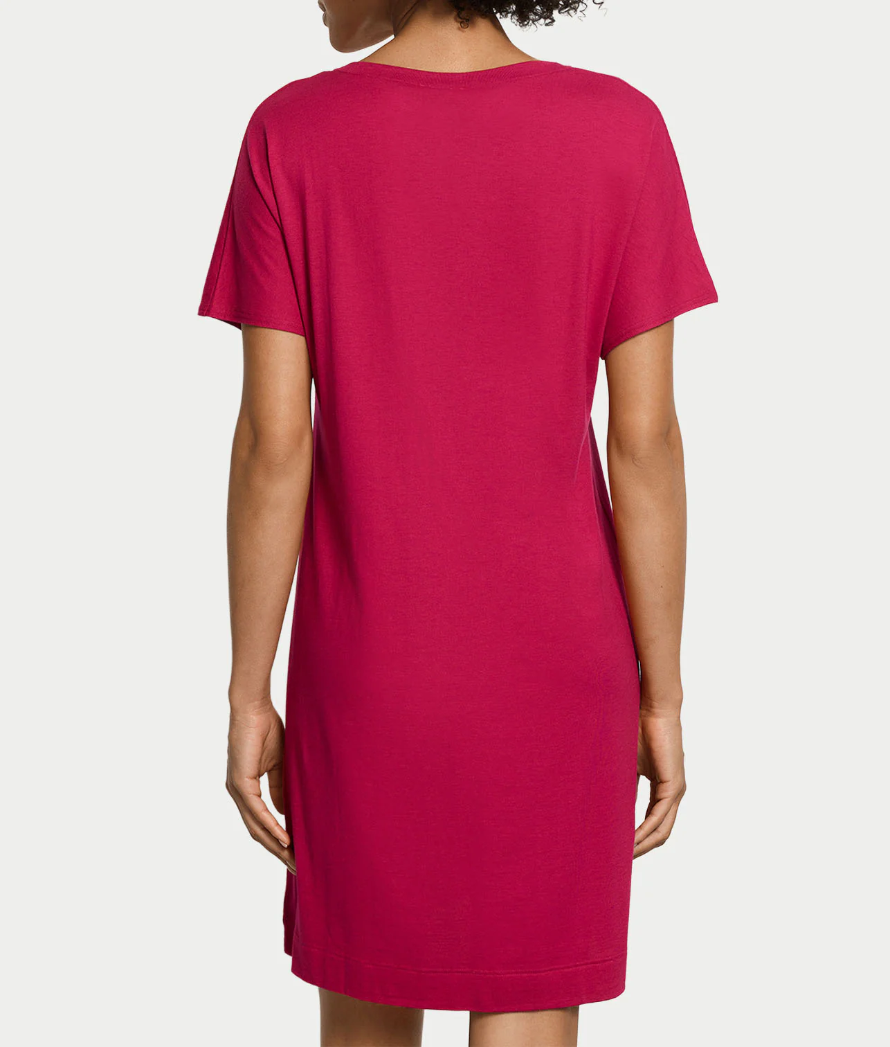 Sleep and Lounge V-Neck Cotton And TENCEL™ Nightgown - Image 2