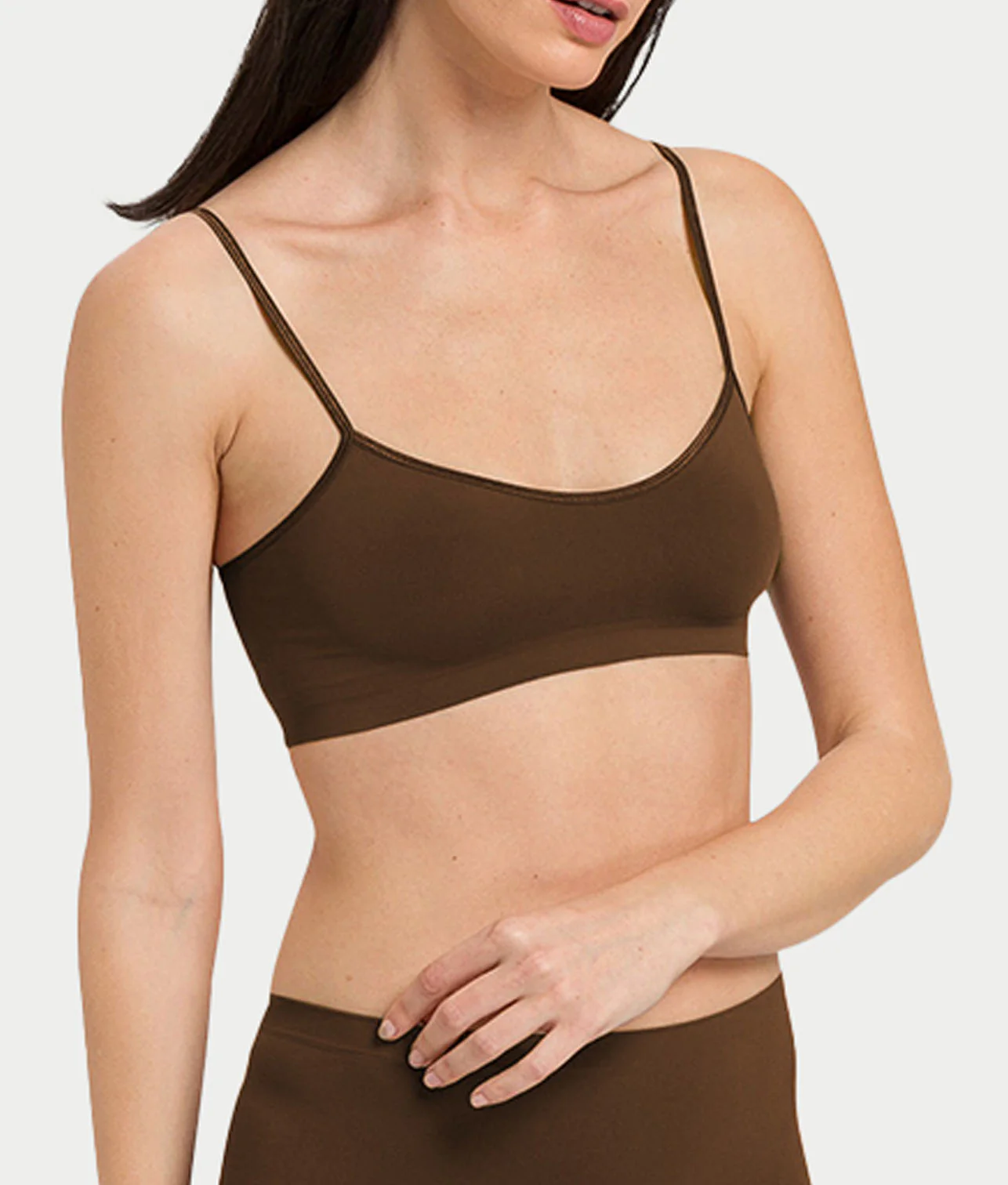 Touch Feeling Spaghetti Crop Top - Image 10