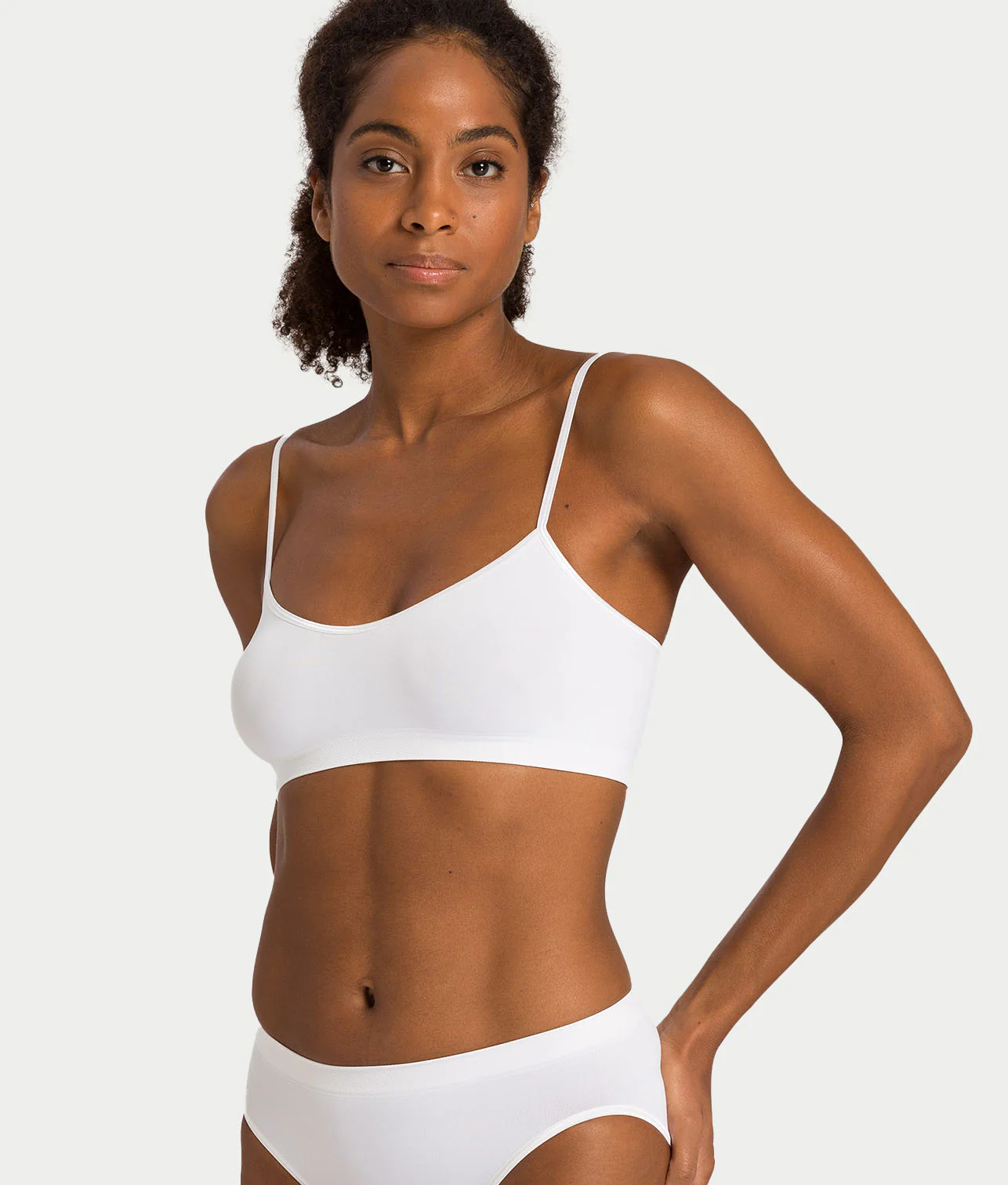 Touch Feeling Spaghetti Crop Top - Image 23