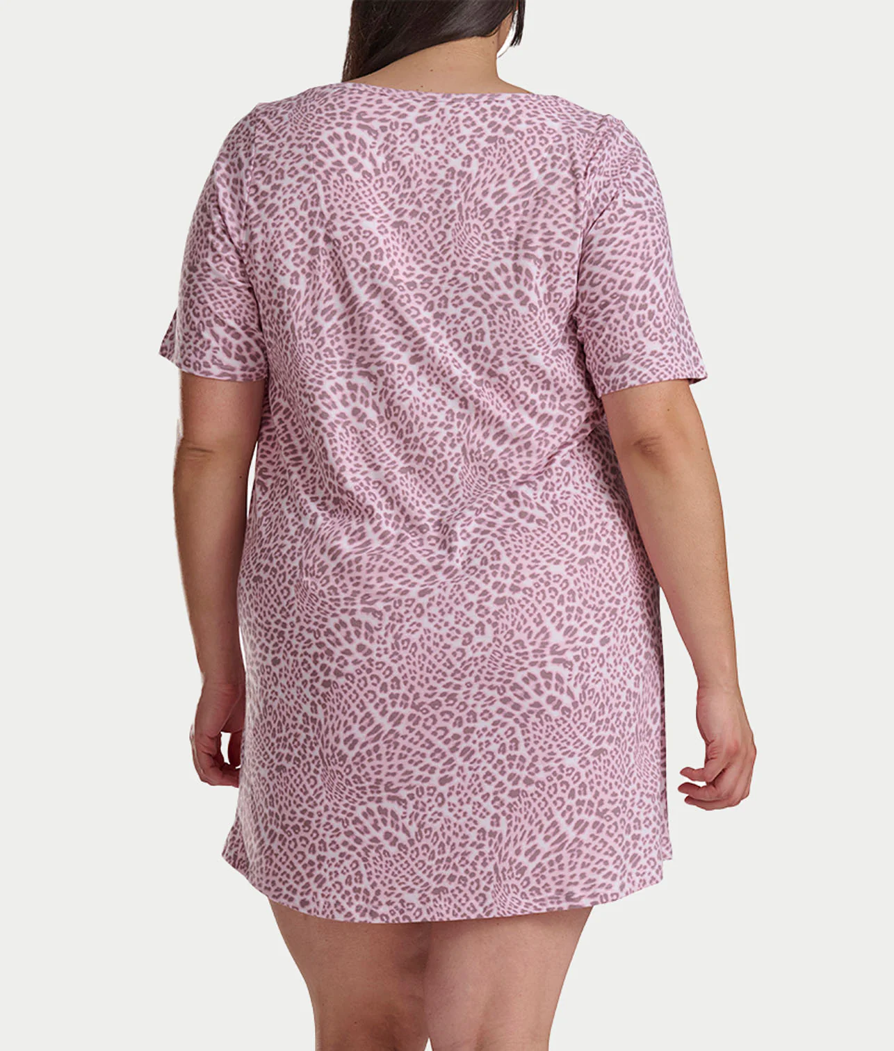 Plus Size Romantic Fields Elbow-Length Sleep Shirt - Image 2