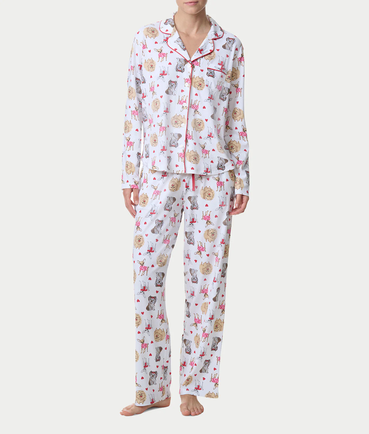 Girlfriend Knit Long Sleeve Pajama Set - Image 15