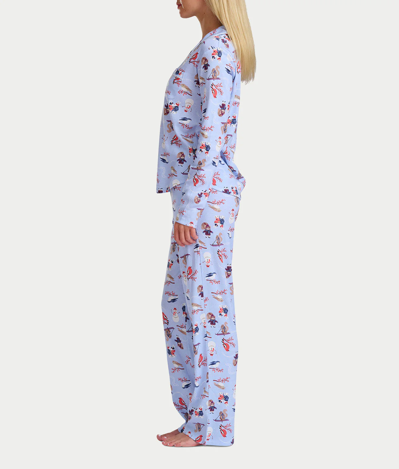 Girlfriend Knit Long Sleeve Pajama Set - Image 3
