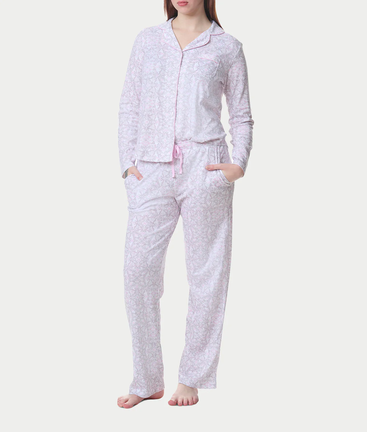 Girlfriend Knit Long Sleeve Pajama Set - Image 32