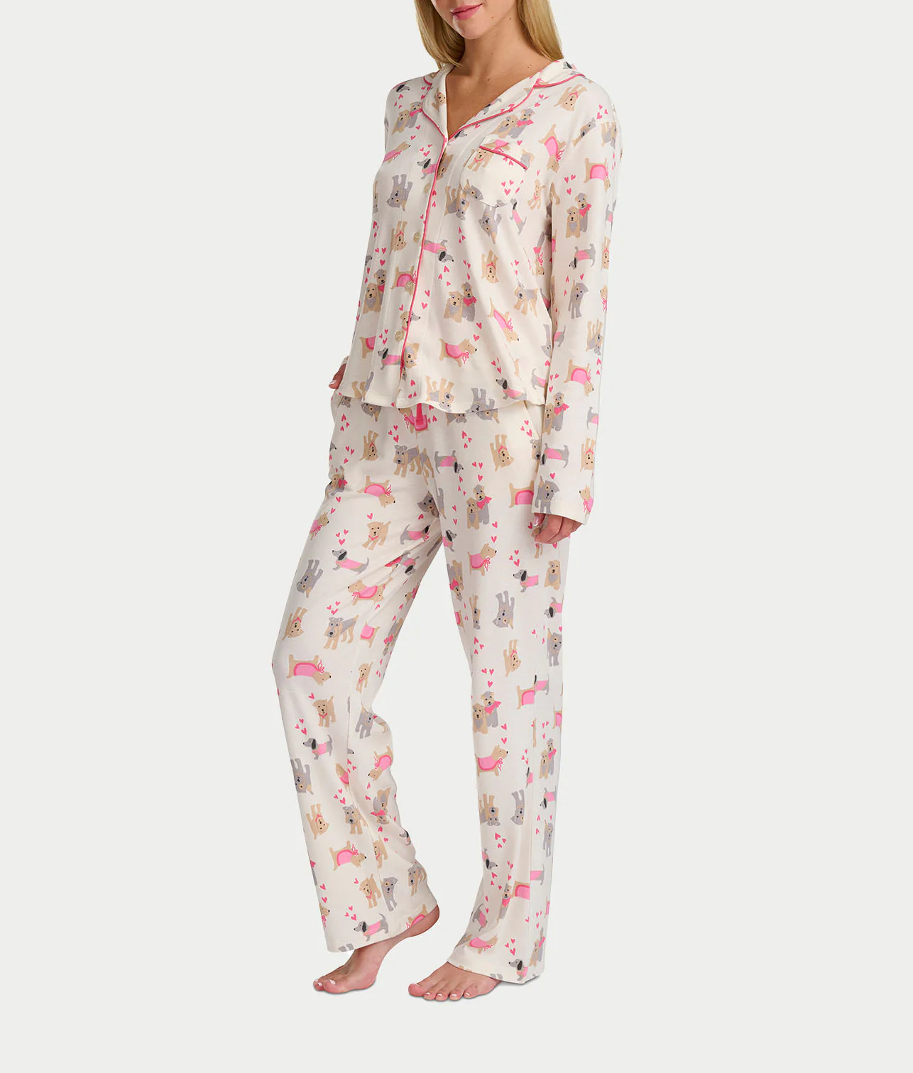 Girlfriend Knit Long Sleeve Pajama Set - Image 44