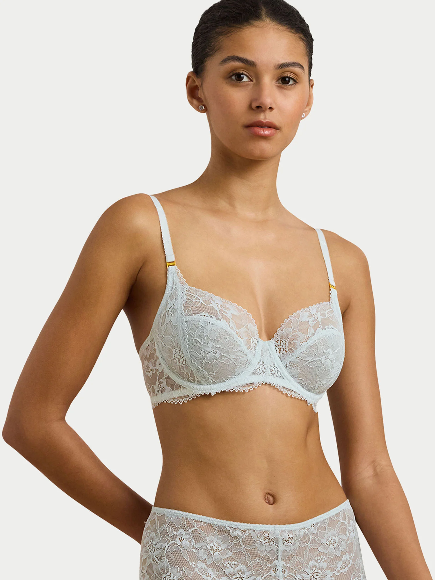 Lace Unlined Full Cup Bra - Image 7