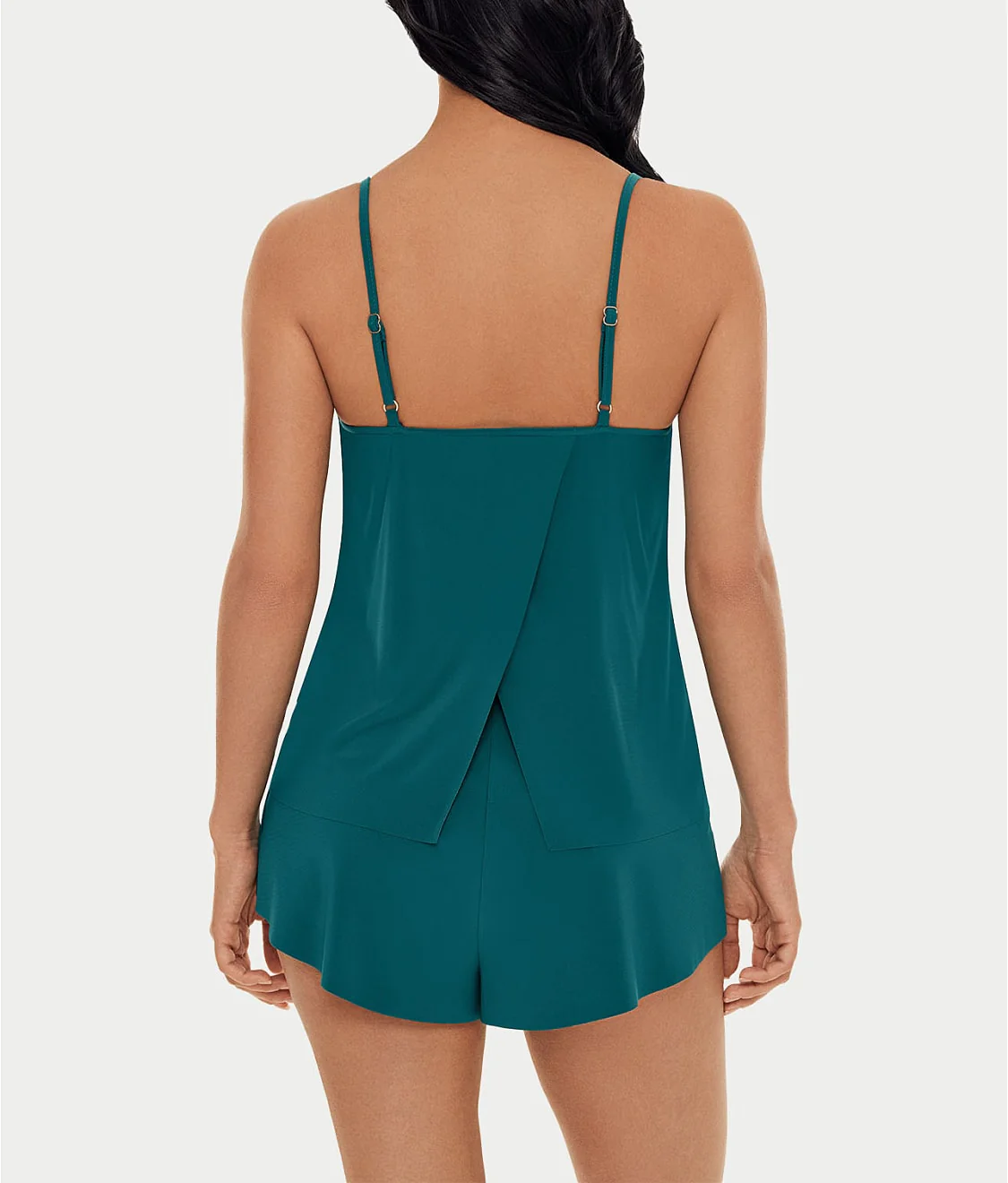 Solid Mila One-Piece Romper Swimsuit - Image 4