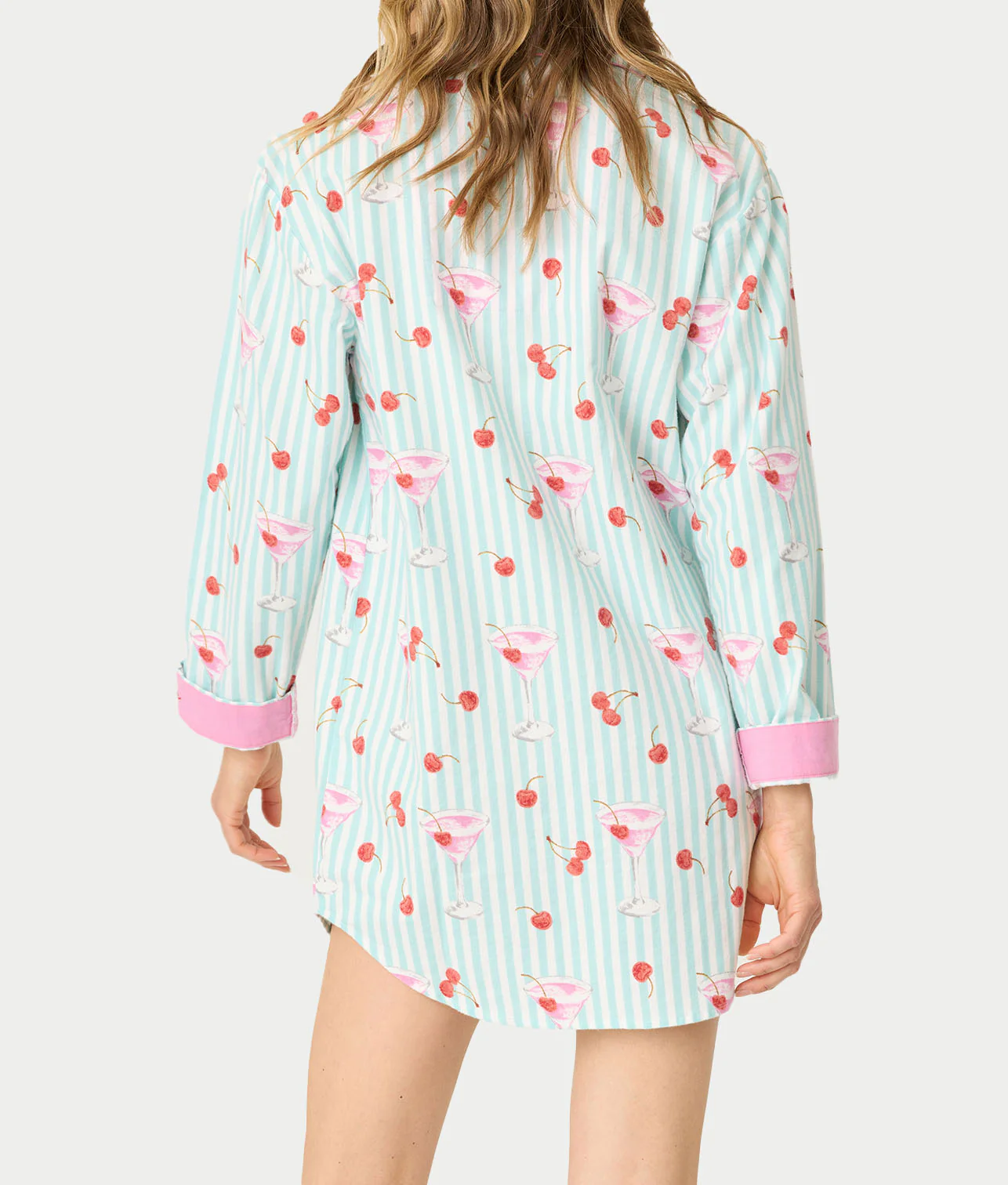 Flannel Woven Sleep Shirt - Image 2