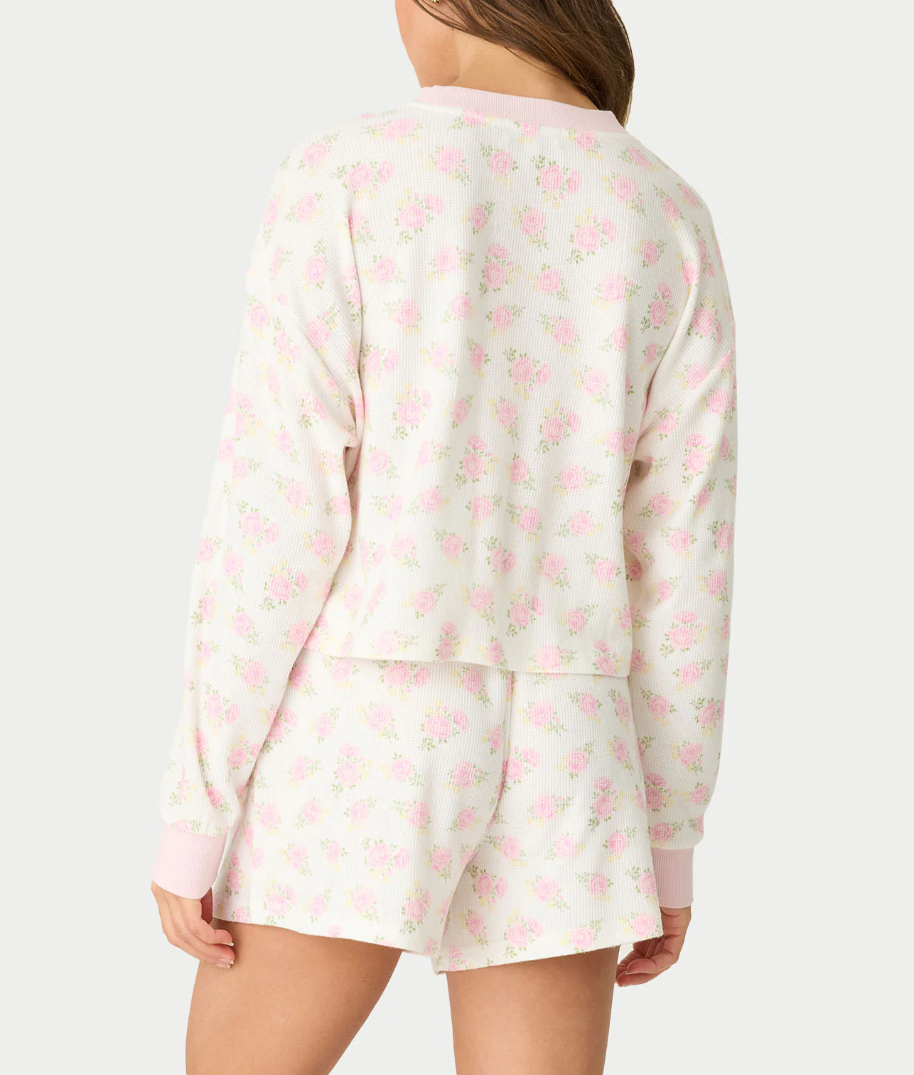Boyfriend Boxer Ditsy Floral Pajama Set - Image 2
