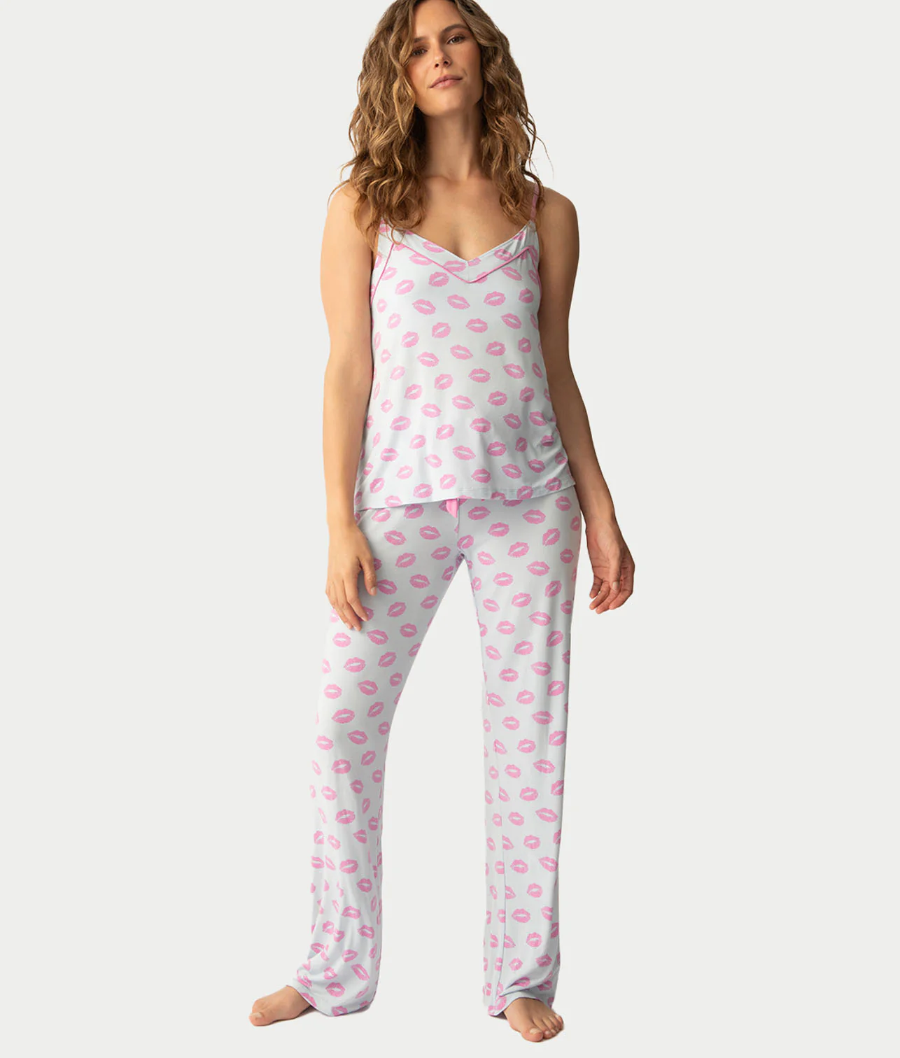 Lovely Dreams Modal Knit Pajama Set