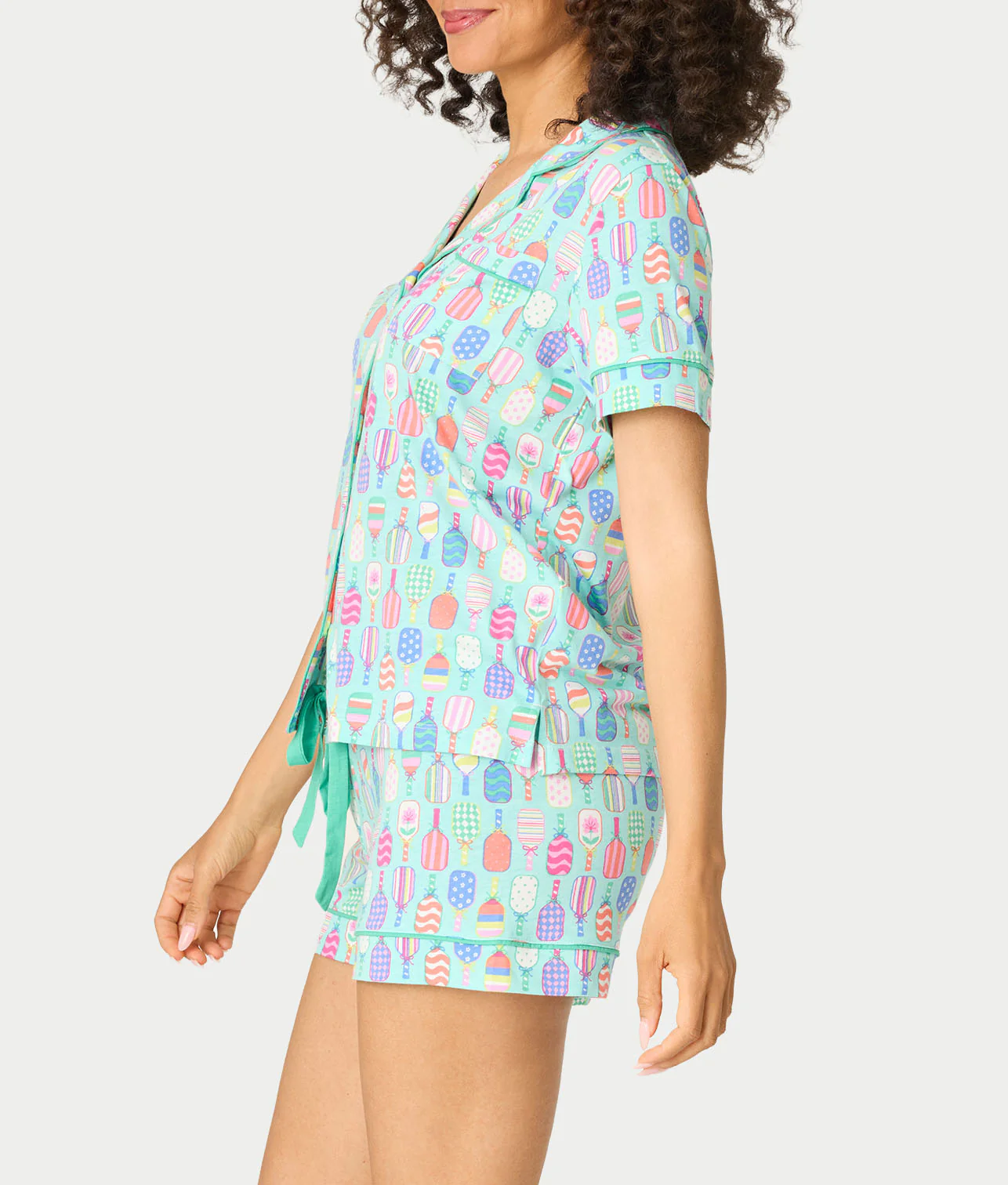 Whimsy Knit Shorts Pajama Set - Image 3