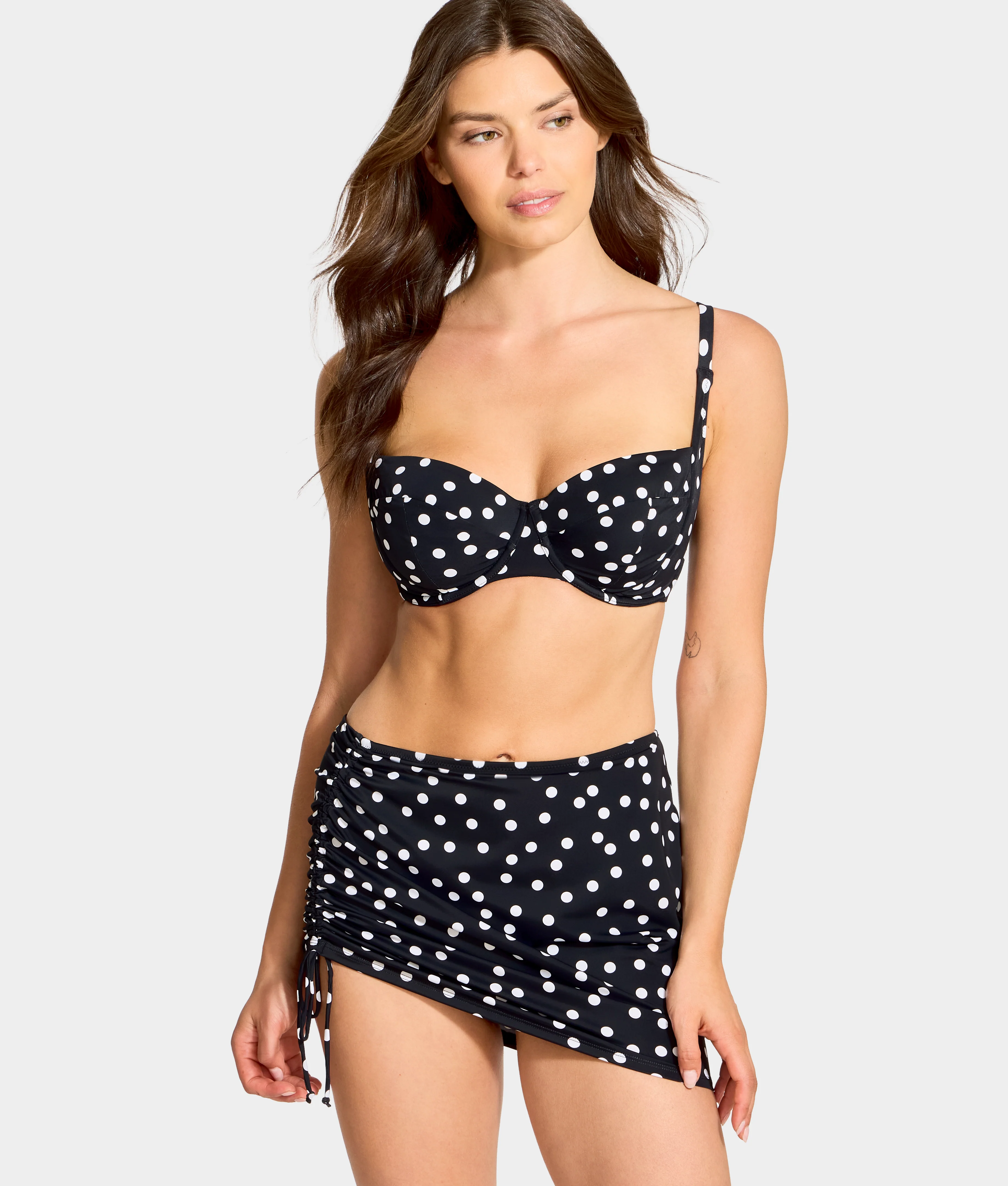 Polka Dot Florence Balcony Bikini Top