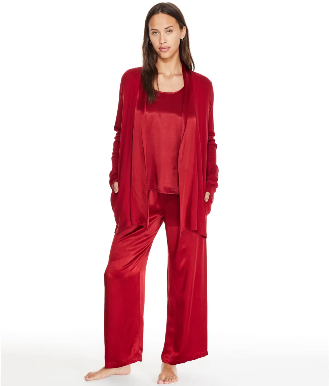 Shelby Knit Lounge Cardigan Wrap - Image 20