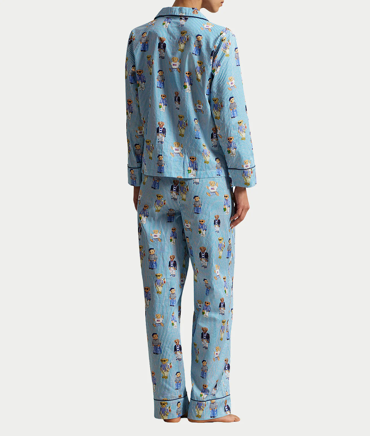 Heritage Polo Bear Woven Pajama Set - Image 3