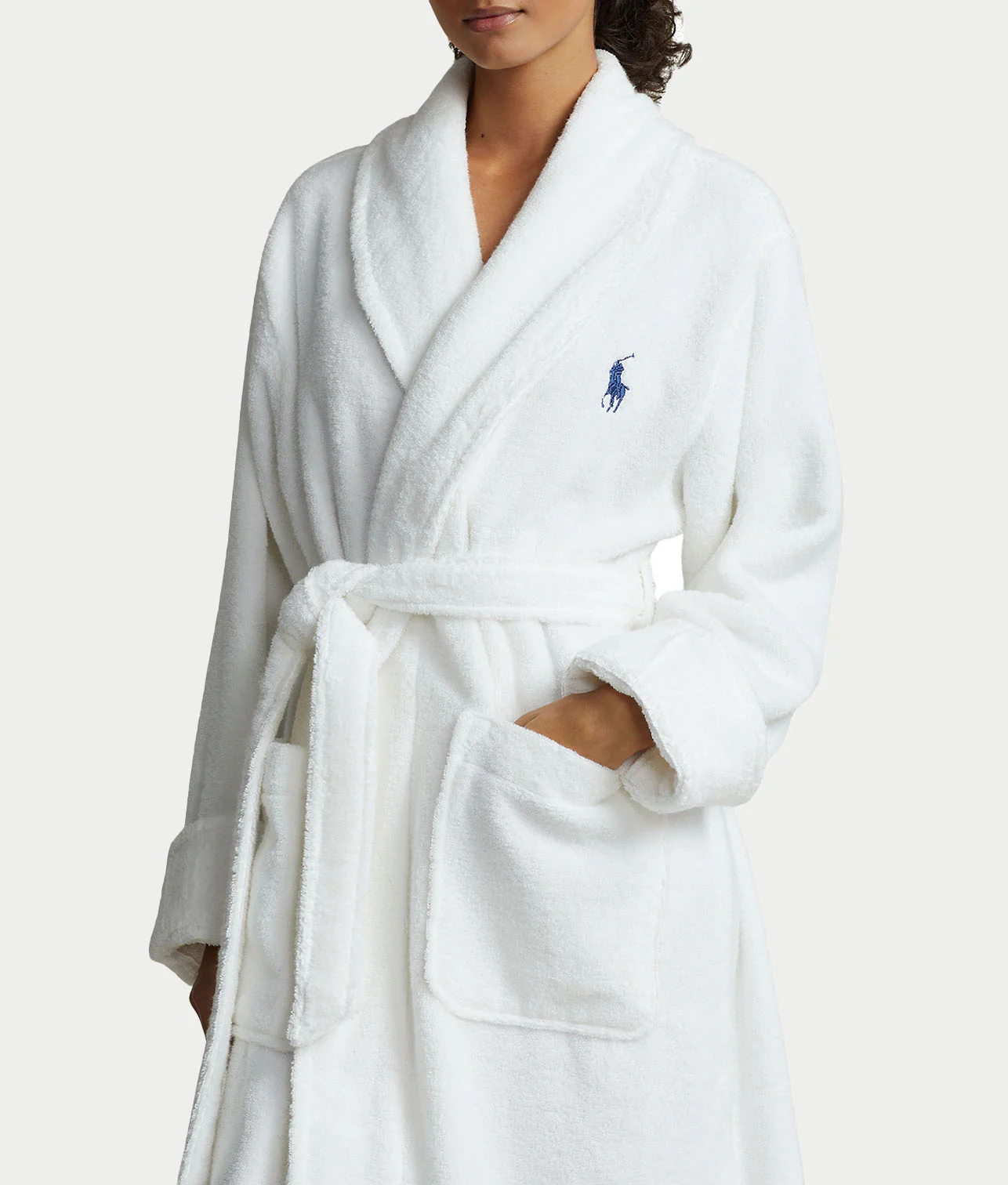 Cotton Woven Shawl Robe - Image 16