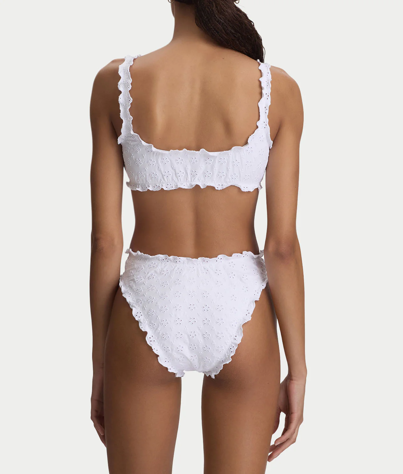 Eyelet Hi-Cut Bikini Bottom - Image 2