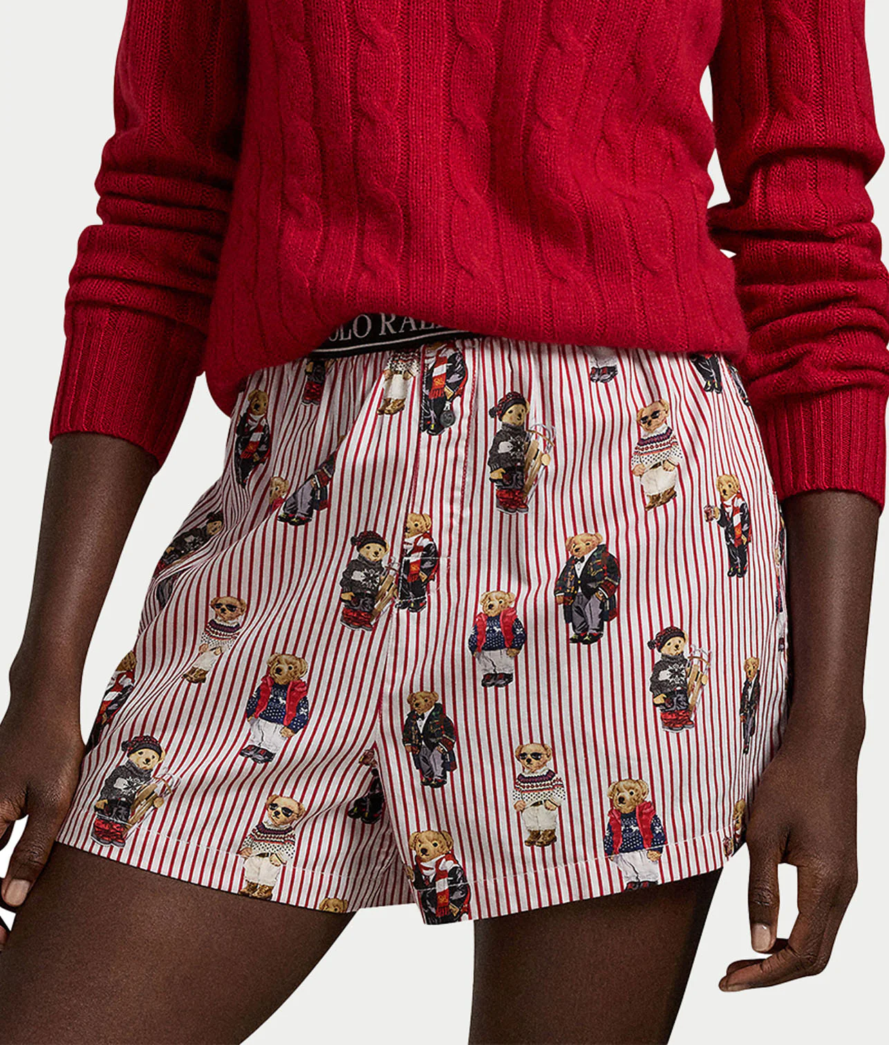 Heritage Polo Bear Woven Boxer - Image 12
