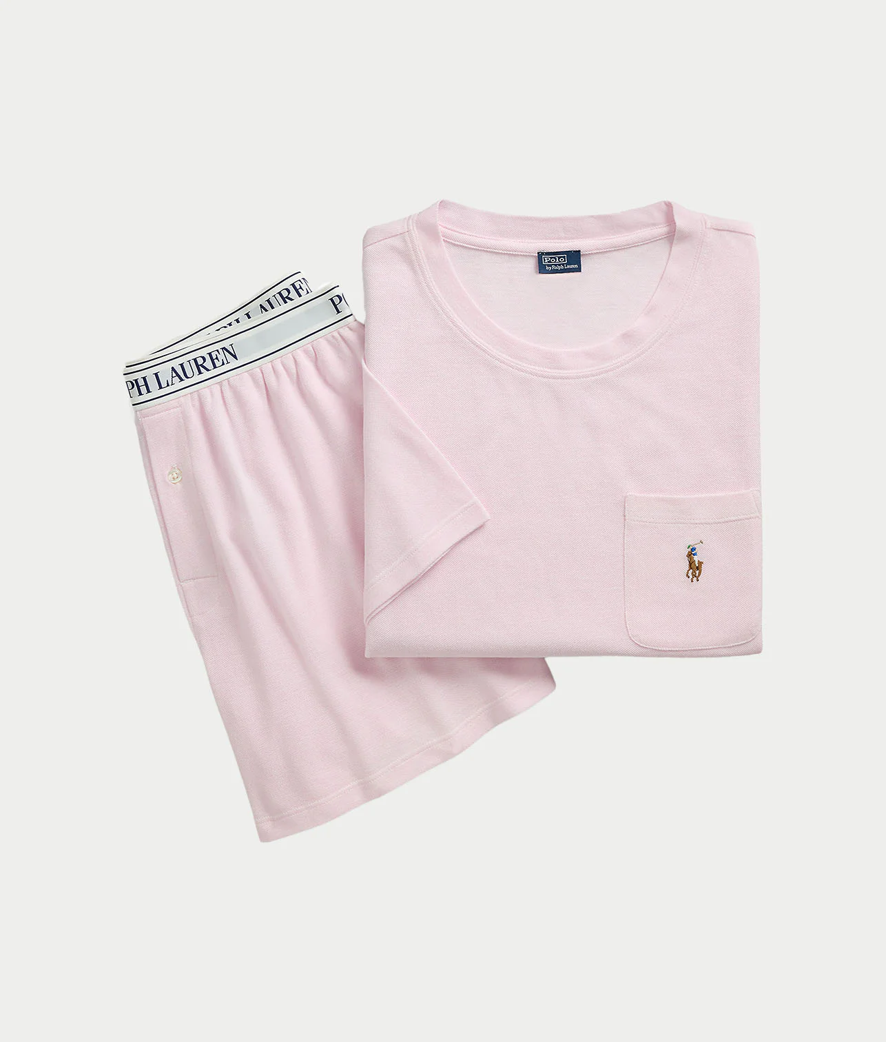 Oxford Knit Pajama Shorts Set - Image 9