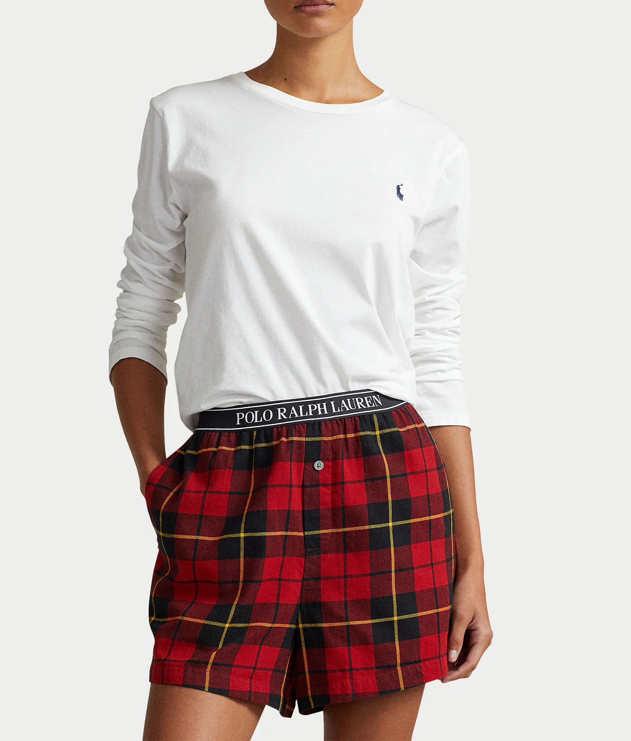 Plaid Flannel Sleep Boxer - Image 11