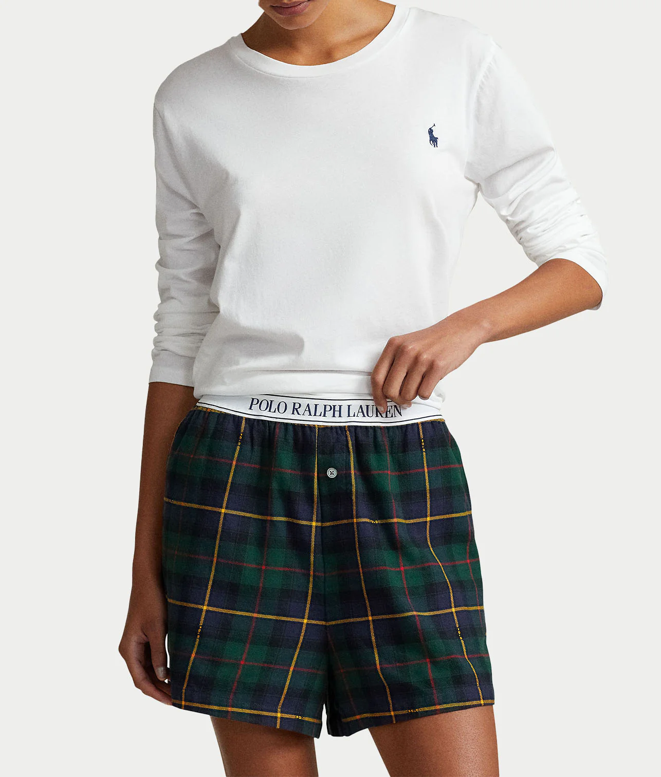 Plaid Flannel Sleep Boxer - Image 5