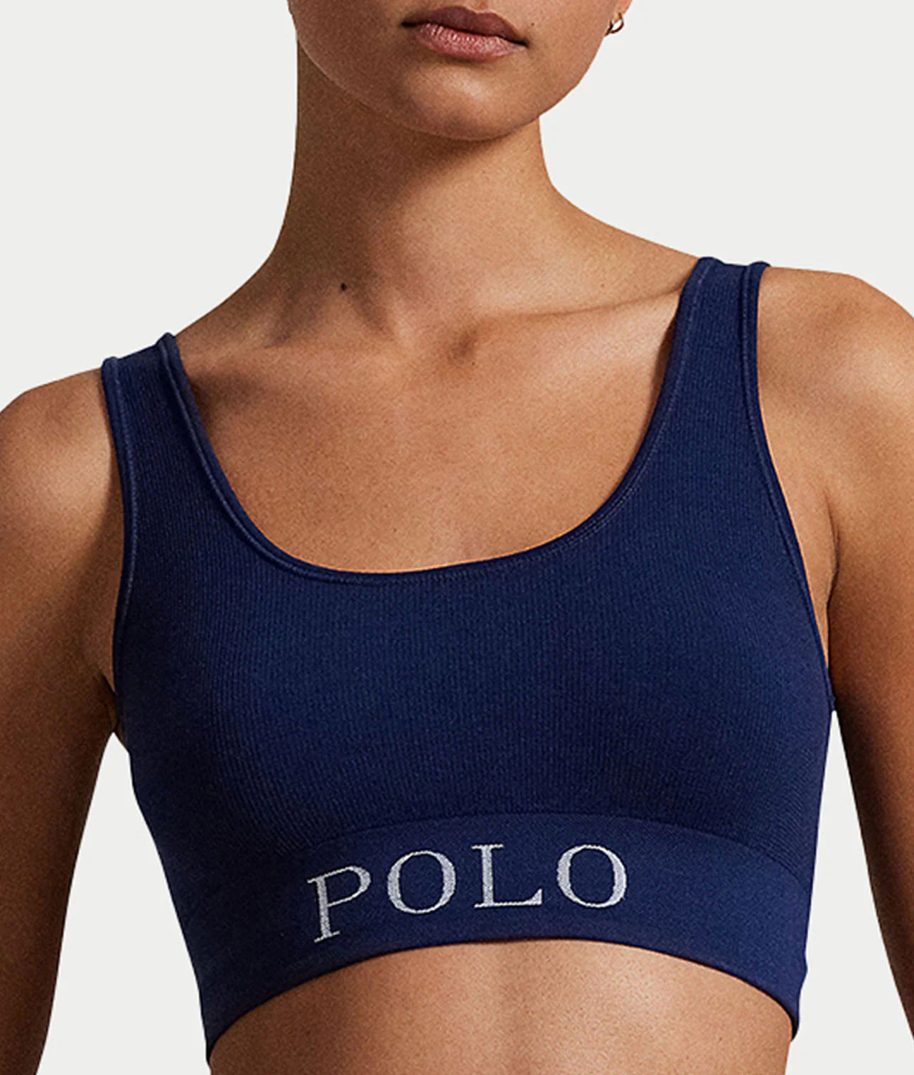 Ribbed Seamless Scoop Cropped Tank - Image 4