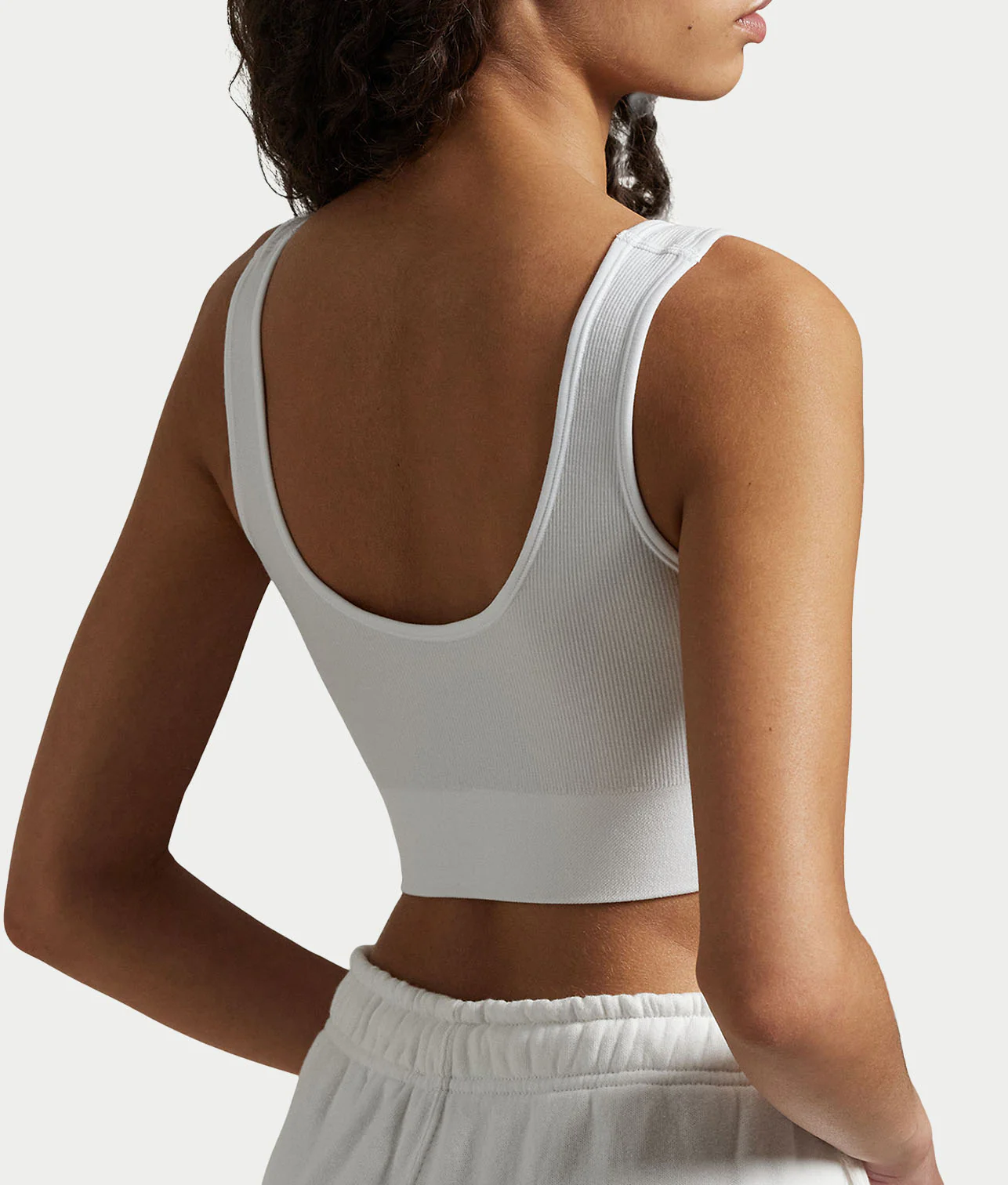 Ribbed Seamless Scoop Cropped Tank - Image 8