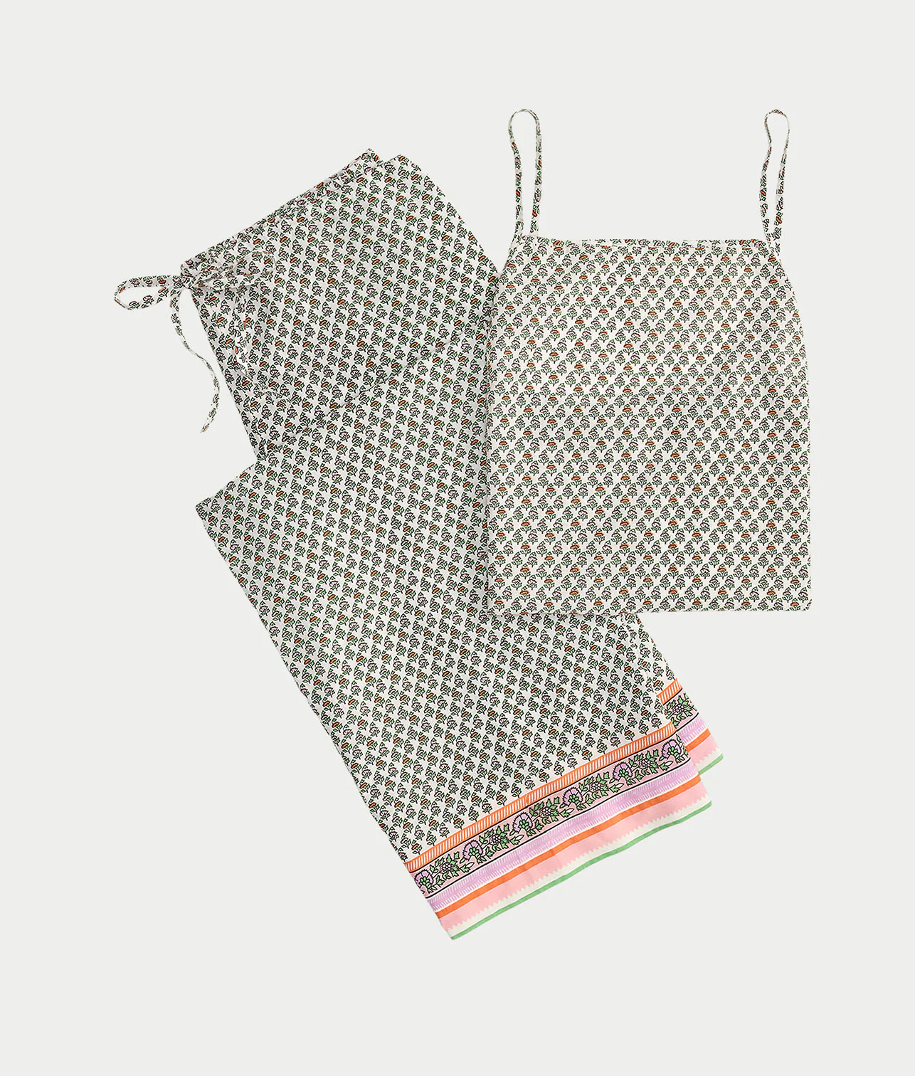 Sleep Tunic Woven Pajama Set - Image 2