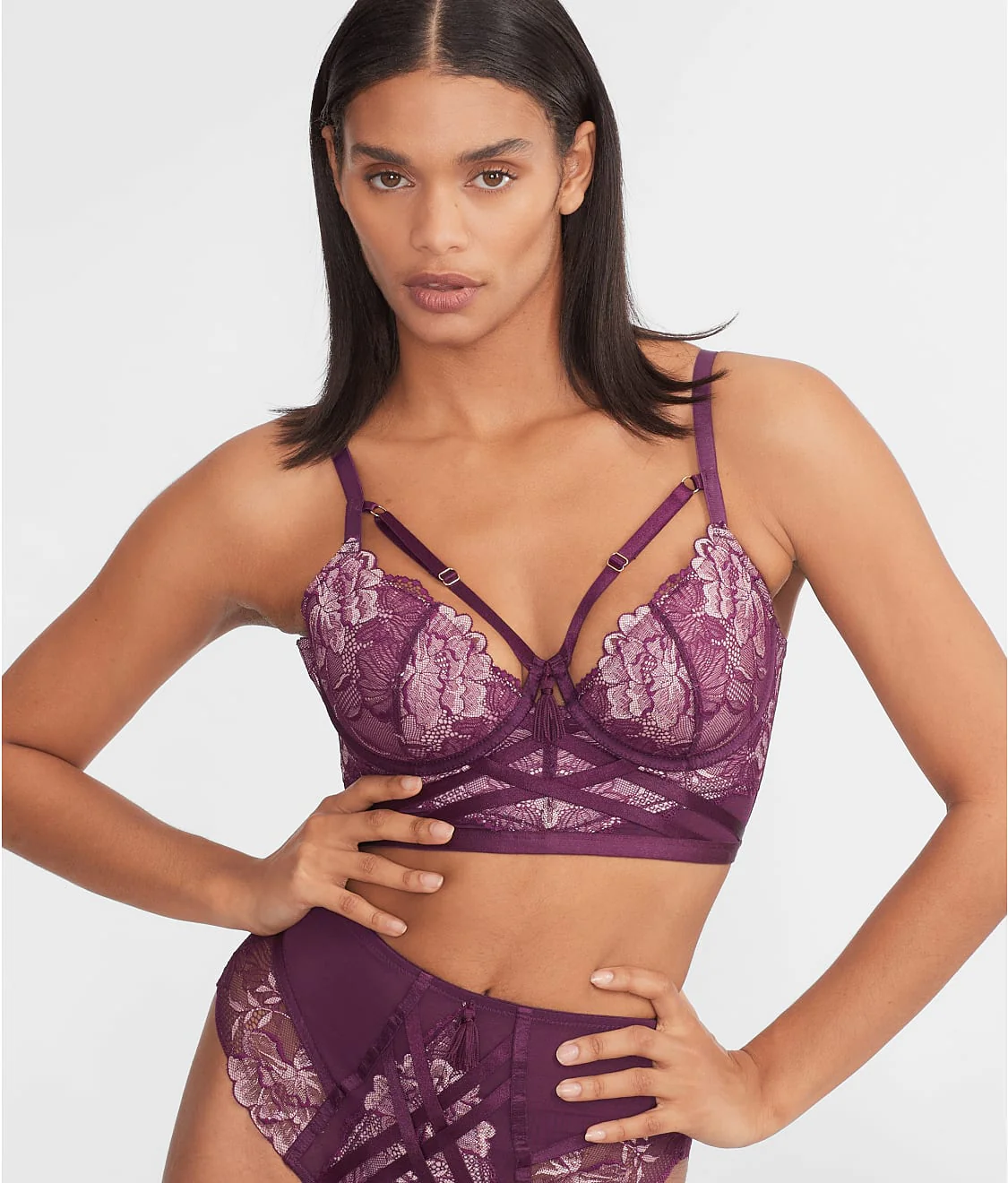 After Hours Cage Longline Bra - Image 15