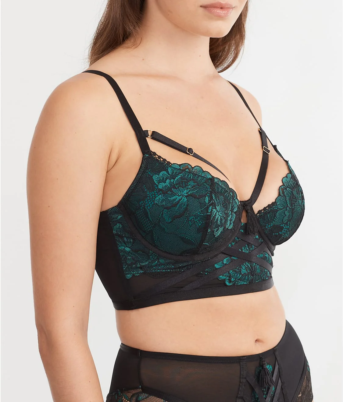 After Hours Cage Longline Bra - Image 24