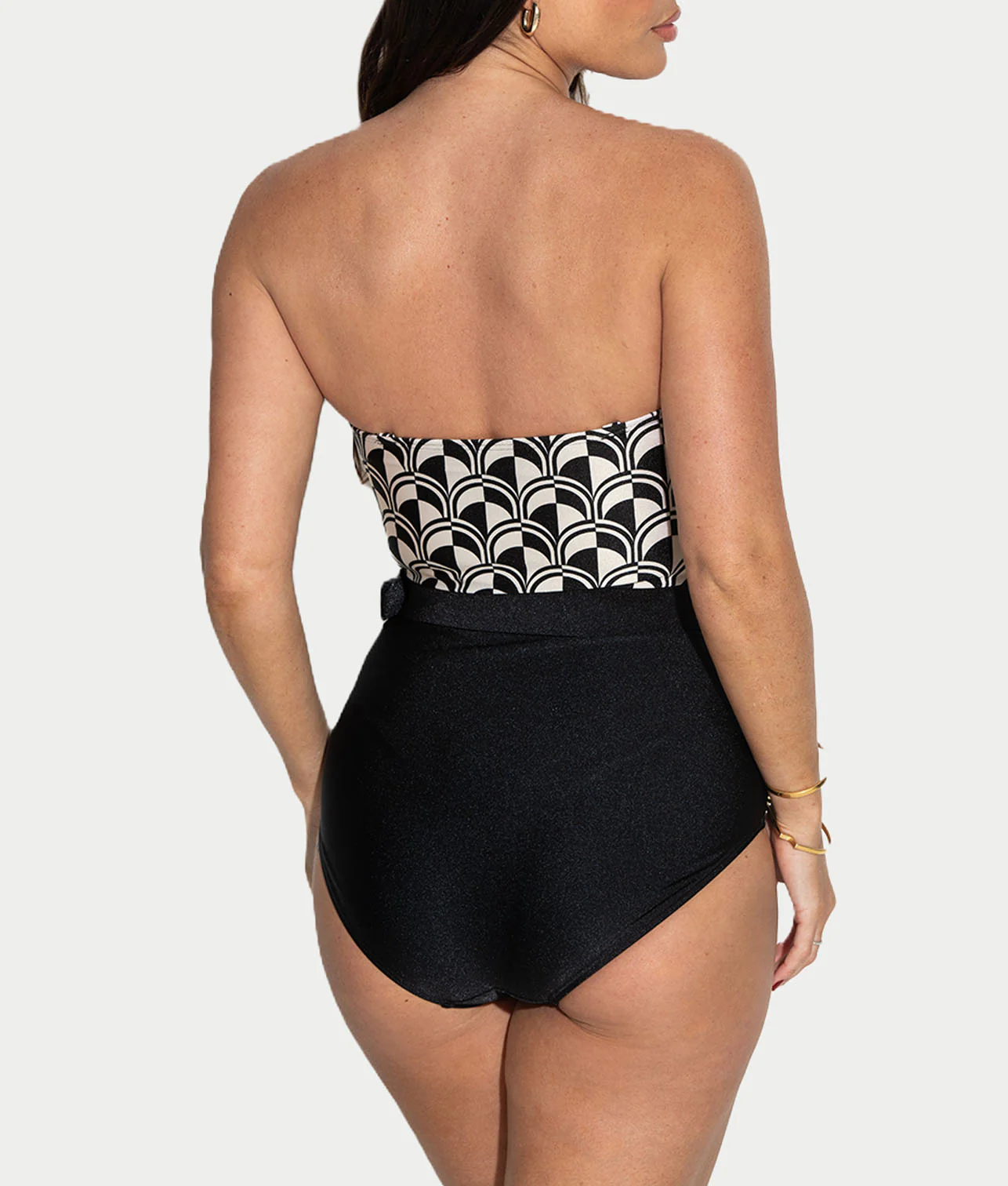 Casablanca Belted Control Strapless One-Piece - Image 2