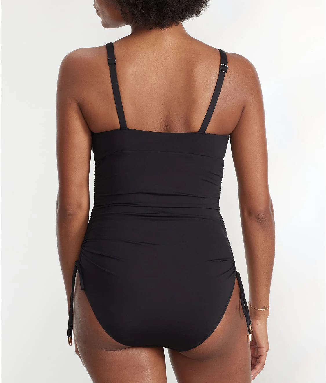 Maternity Adjustable Side Tie One-Piece - Image 2