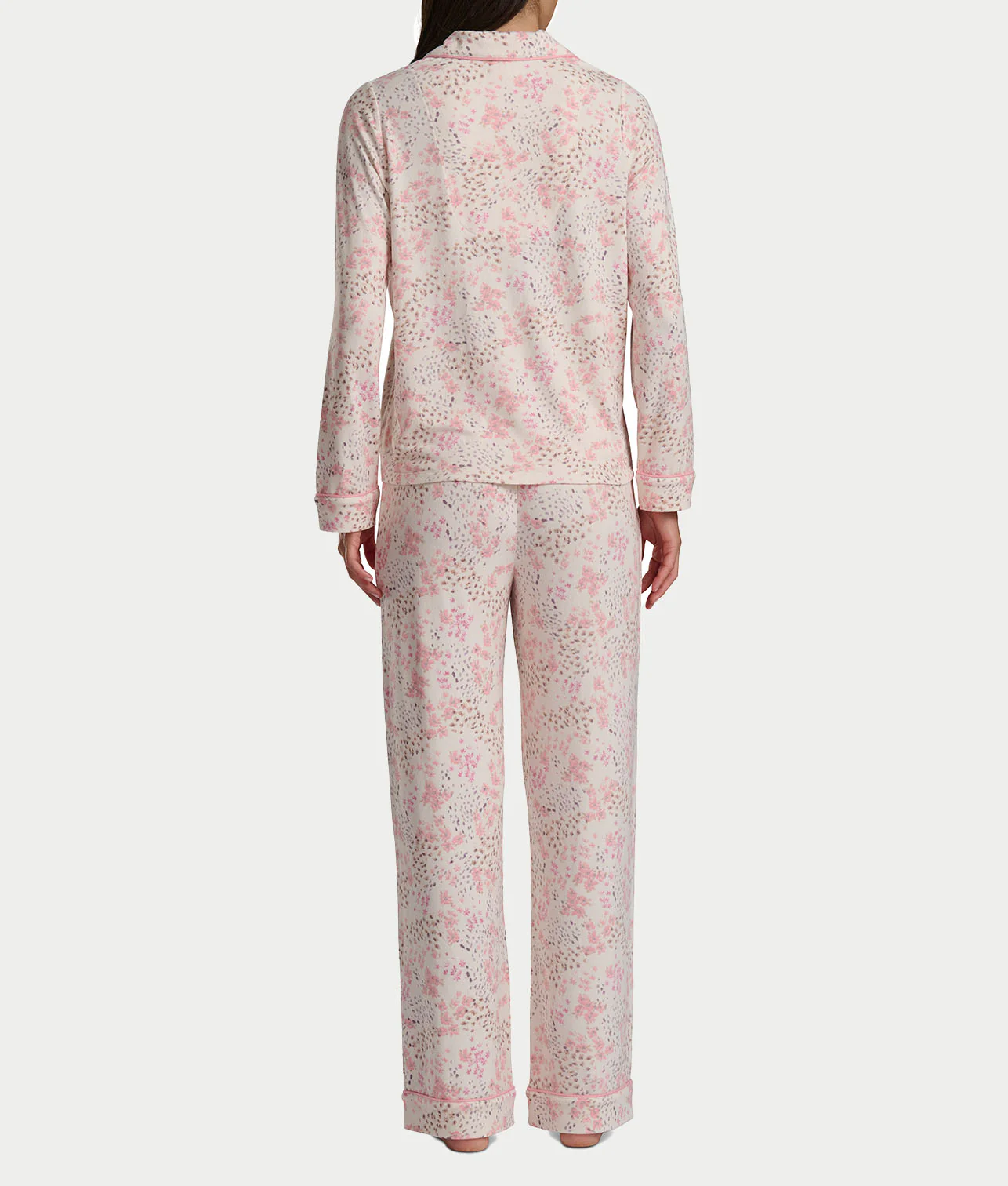 Notch Collar Woven Pajama Set - Image 24