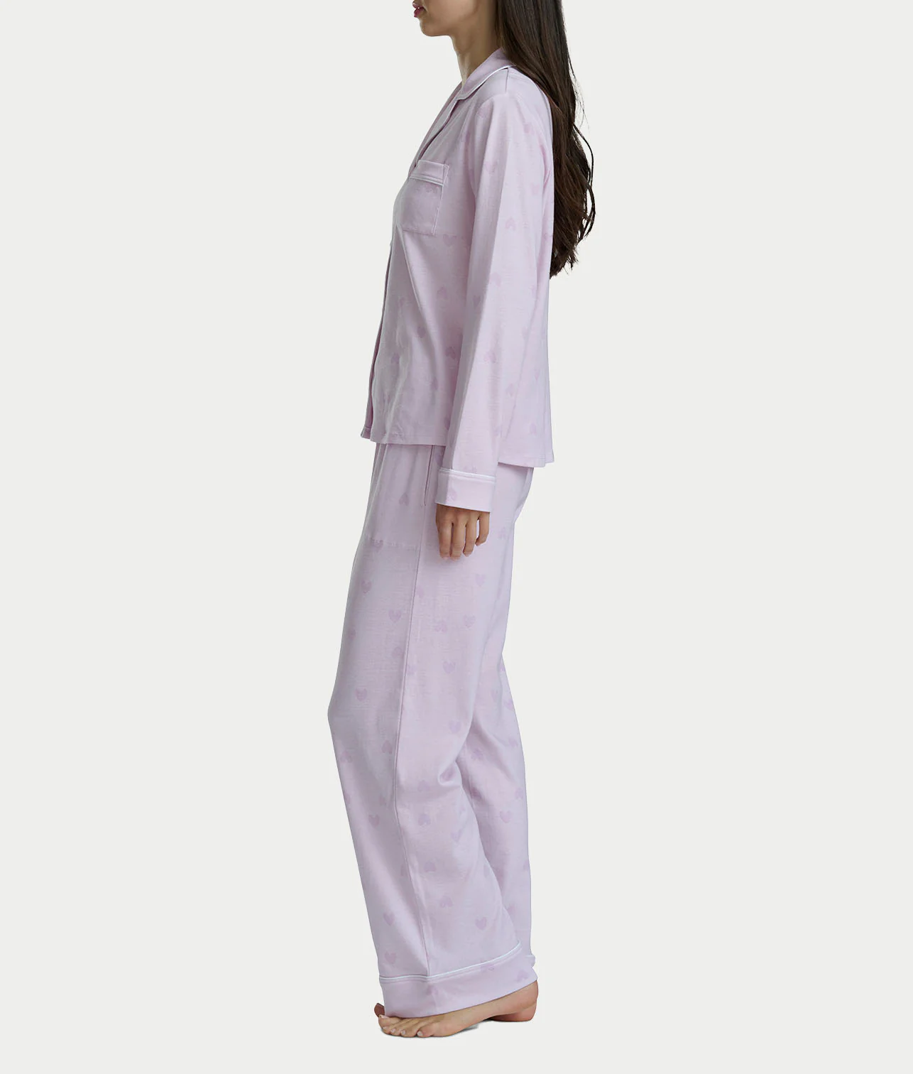 Notch Collar Woven Pajama Set - Image 30